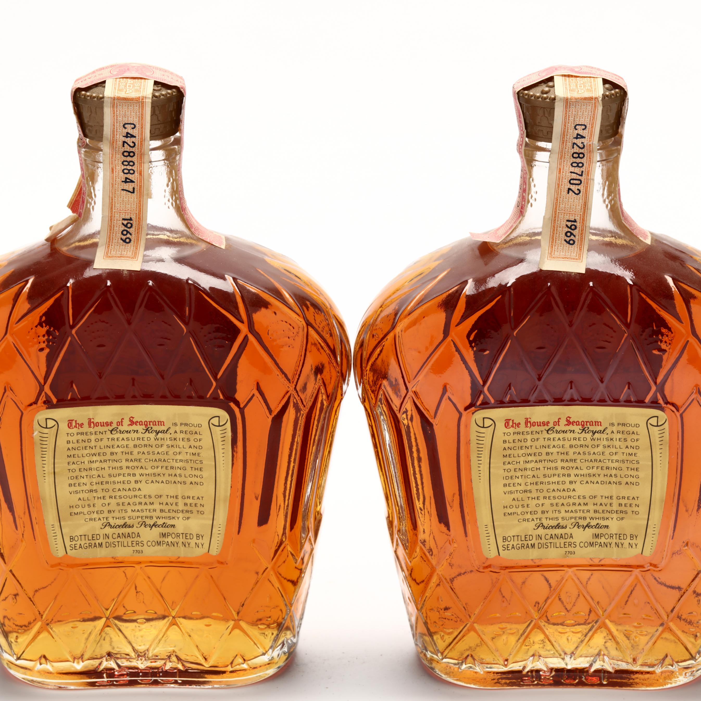【未開栓】Seagram's Crown  袋と箱付 うたの☆プリンスさまっ♪ カラビナ付きクリアポーチ Crown