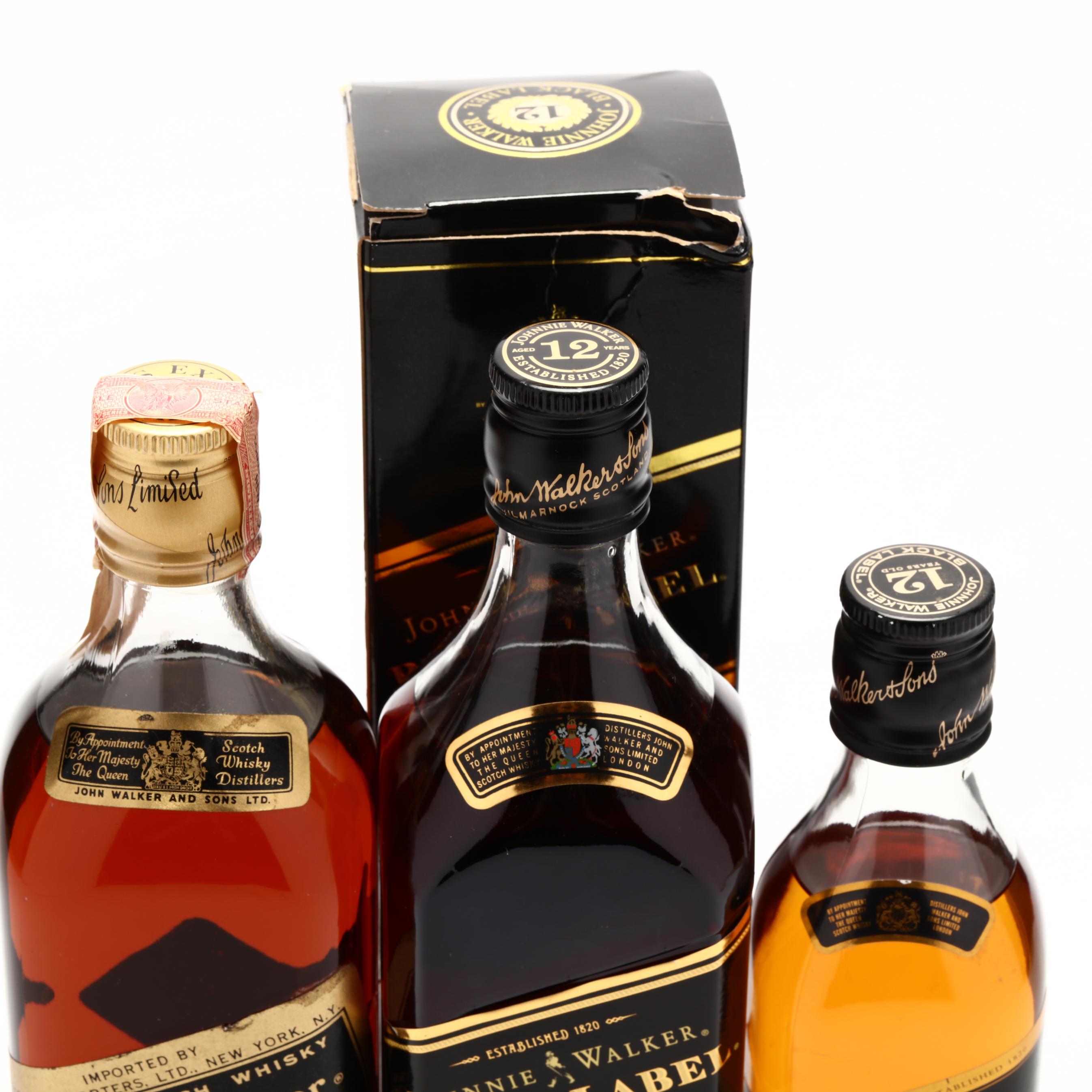 Johnnie Walker Blended Scotch Whisky, Black Label (Lot 9186