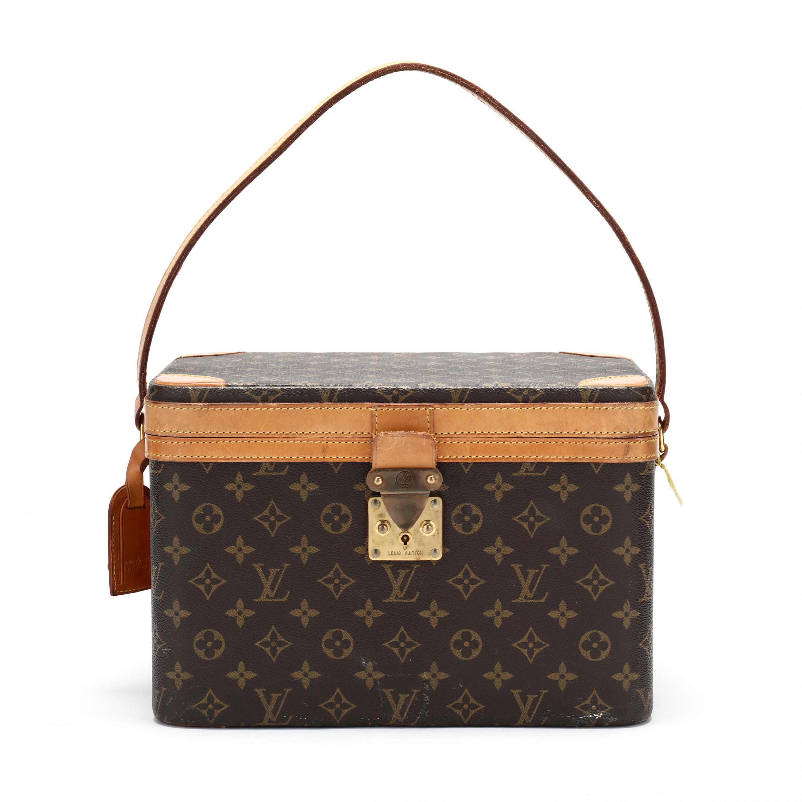 Louis Vuitton Vintage Monogram Cosmetic Travel Train Case - Closet