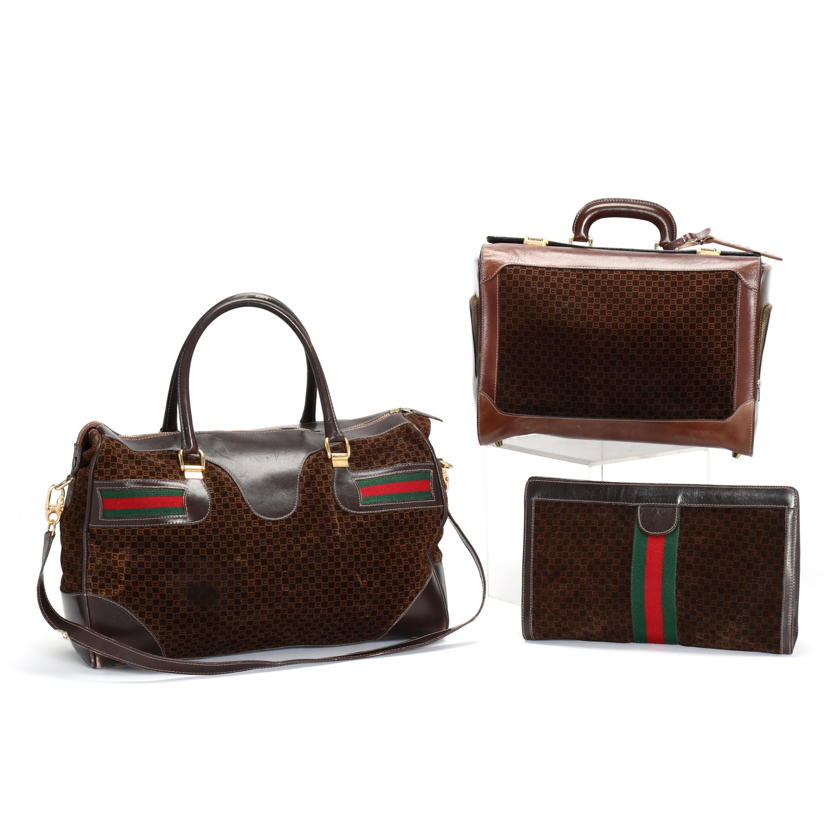 Gucci vintage travel bag hotsell