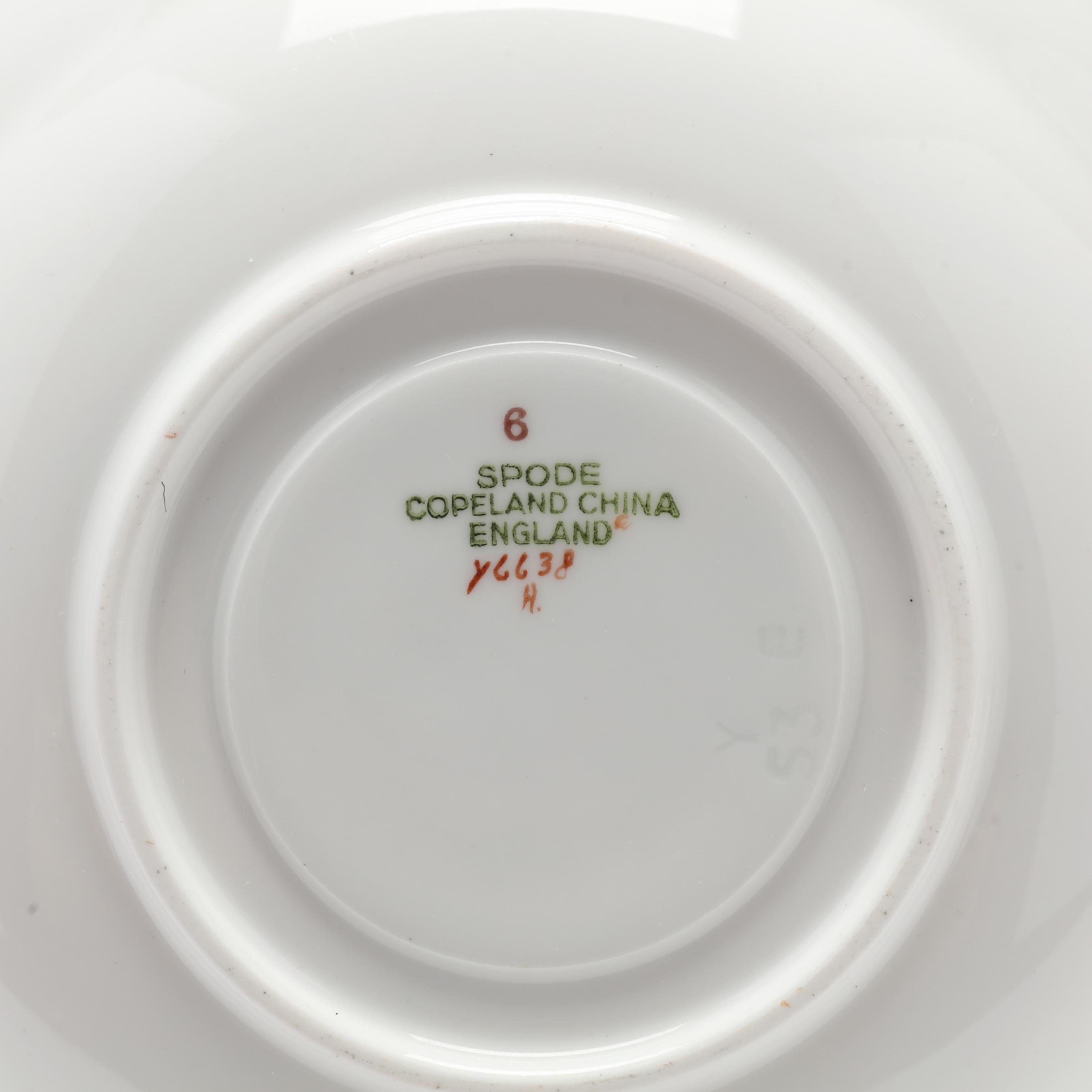 40) Piece Copeland Spode Rhododendron Luncheon China Set (Lot 346