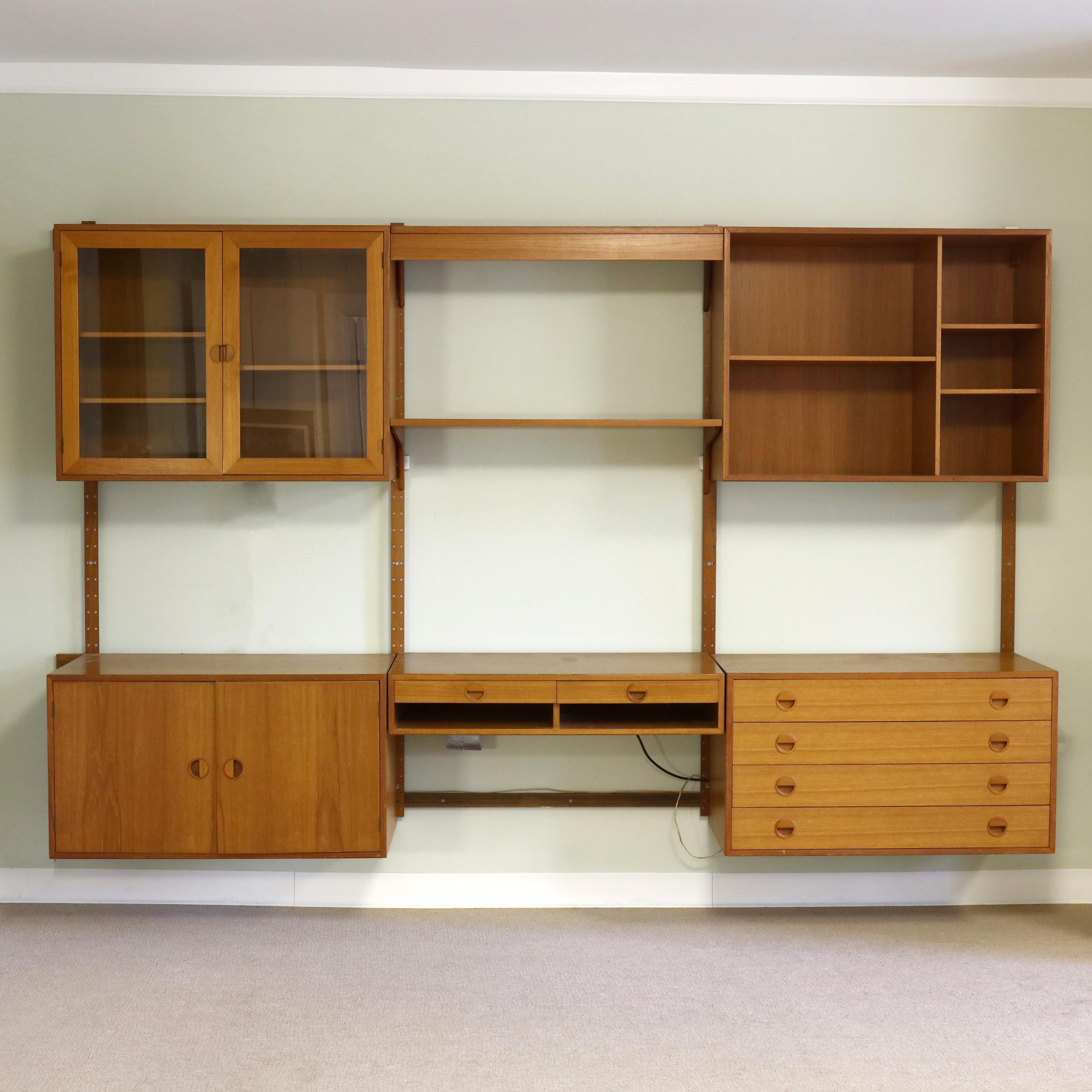 Hansen & Guldborg, Danish Modern Teak Wall Unit (Lot 3243 - Winter
