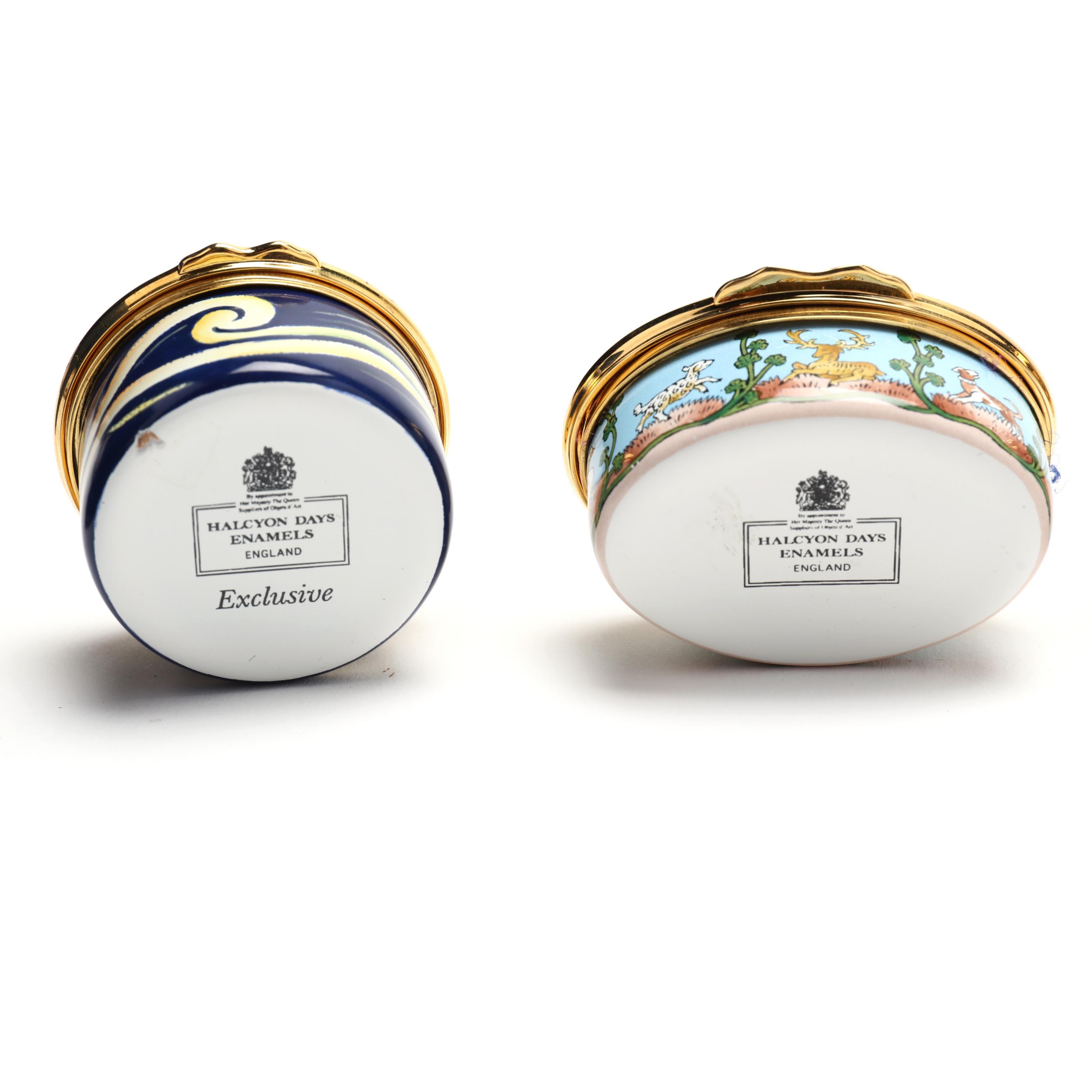 Halcyon Days, Twelve Enamel Boxes in Original Packaging (Lot 2412