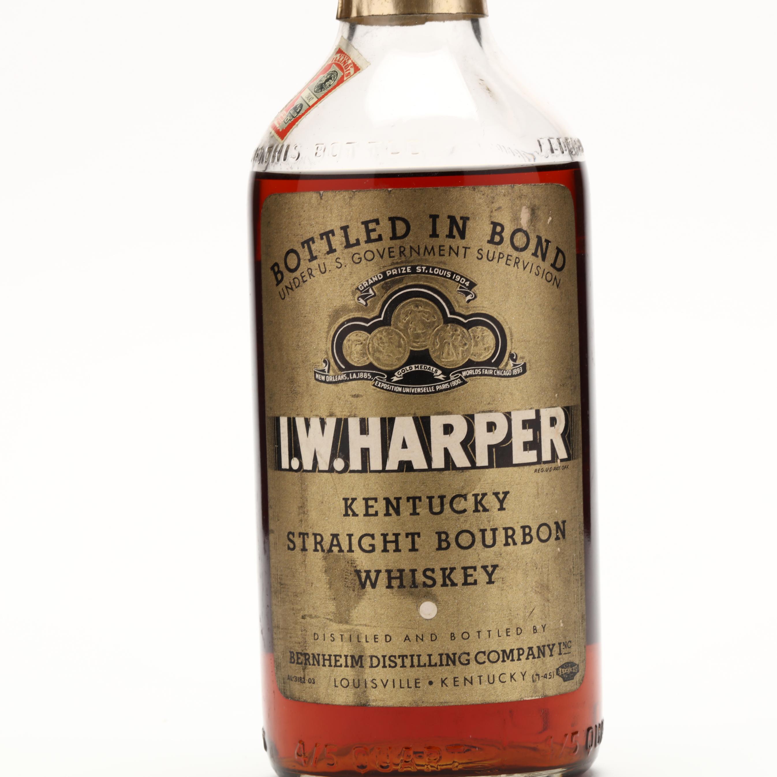 ウイスキー I.W. Harper 10 Years Old Bourbon Whiskey Whiskey Of The Week: I.W. Harper 34-Year-Old Bourbon