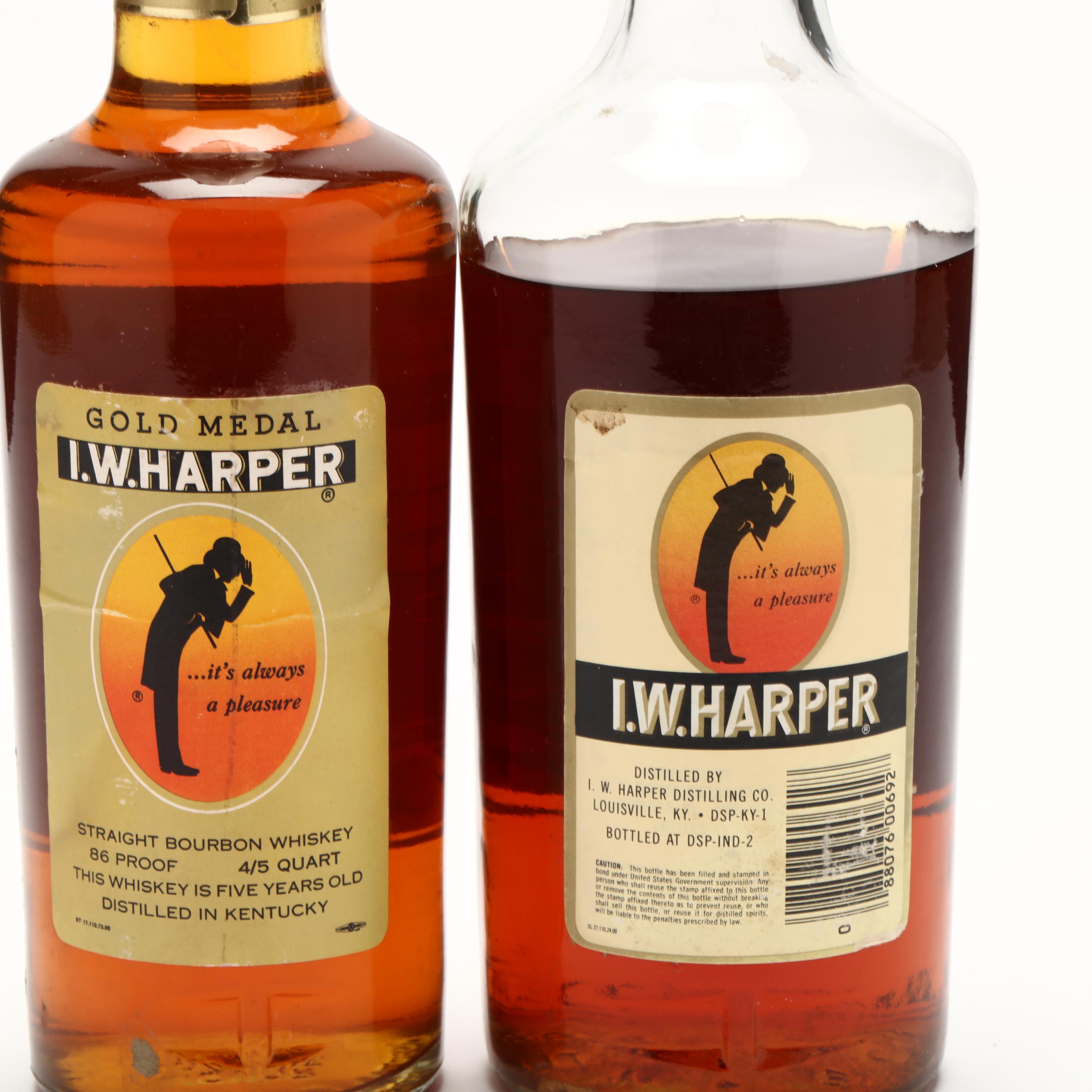 ウイスキー I.W. Harper 10 Years Old Bourbon Whiskey Review: I.W. Harper 10 Year (1970s) : r/bourbon