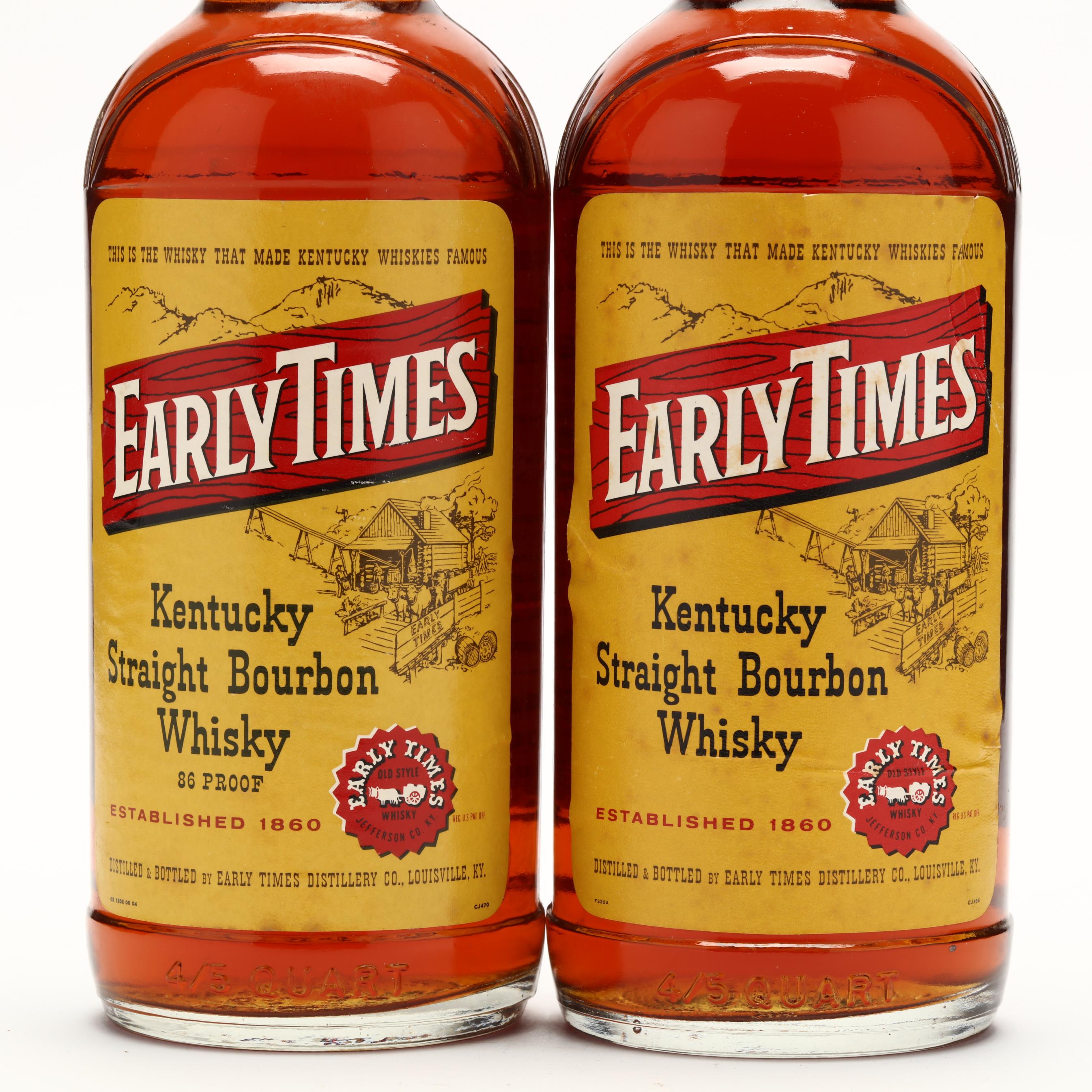 【EARLY TIMES Kentucky Straight Bourbon 】 Early Times Old Style Kentucky Bourbon Whiskey