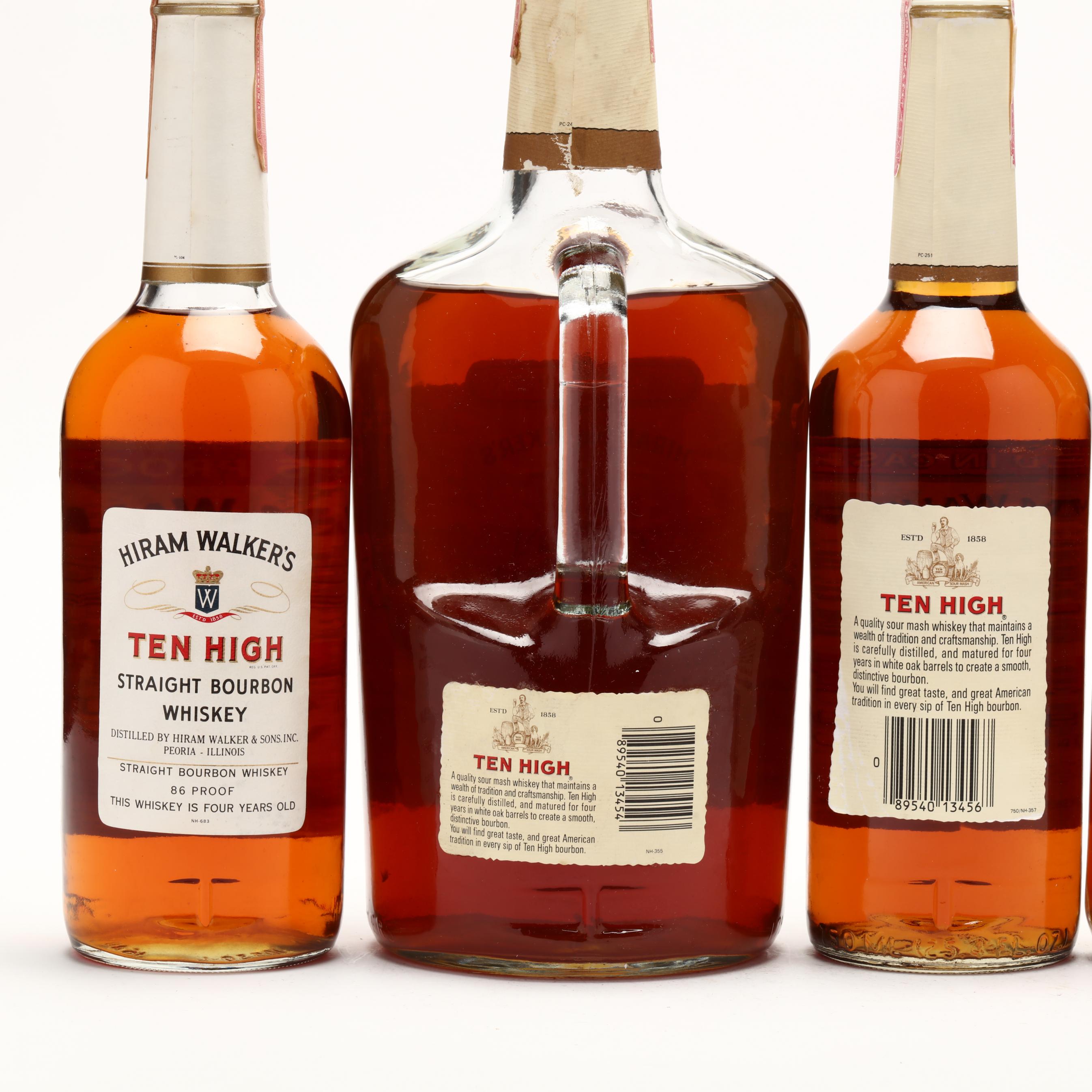 ウイスキー Hiram Walker's Ten High Ten 10 Years Old Hiram Walker's - Ten High Ten| Whisky Auction | Whisky Hammer
