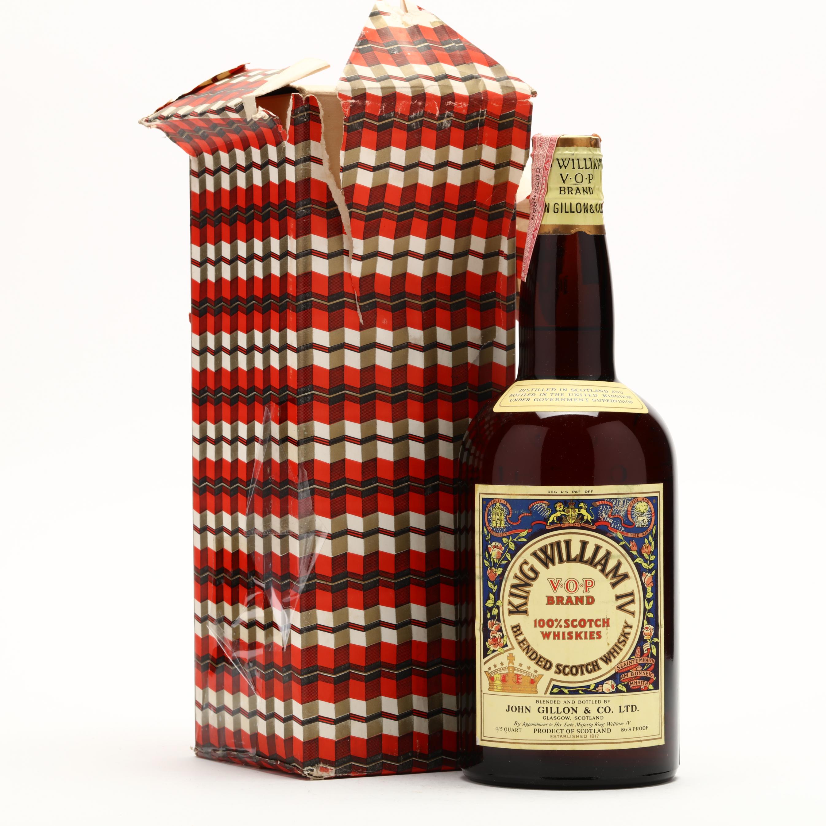 ウイスキー King e IV Blended Scotch Whisky King William IV Scotch Whisky (Lot 1280 - Rare SpiritsMar 10, 2023