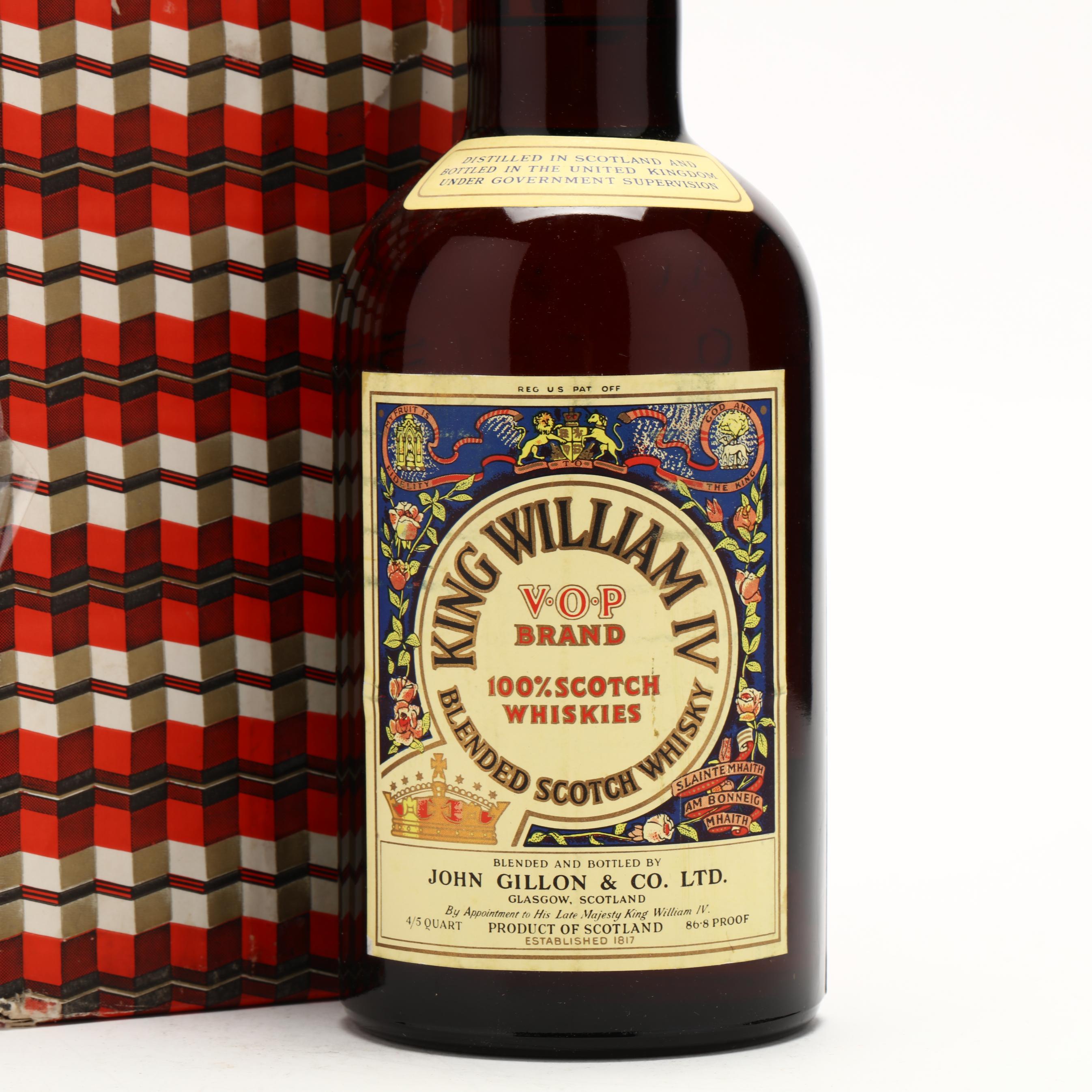 King William IV Scotch Whisky (Lot 1280 - Rare SpiritsMar 10, 2023