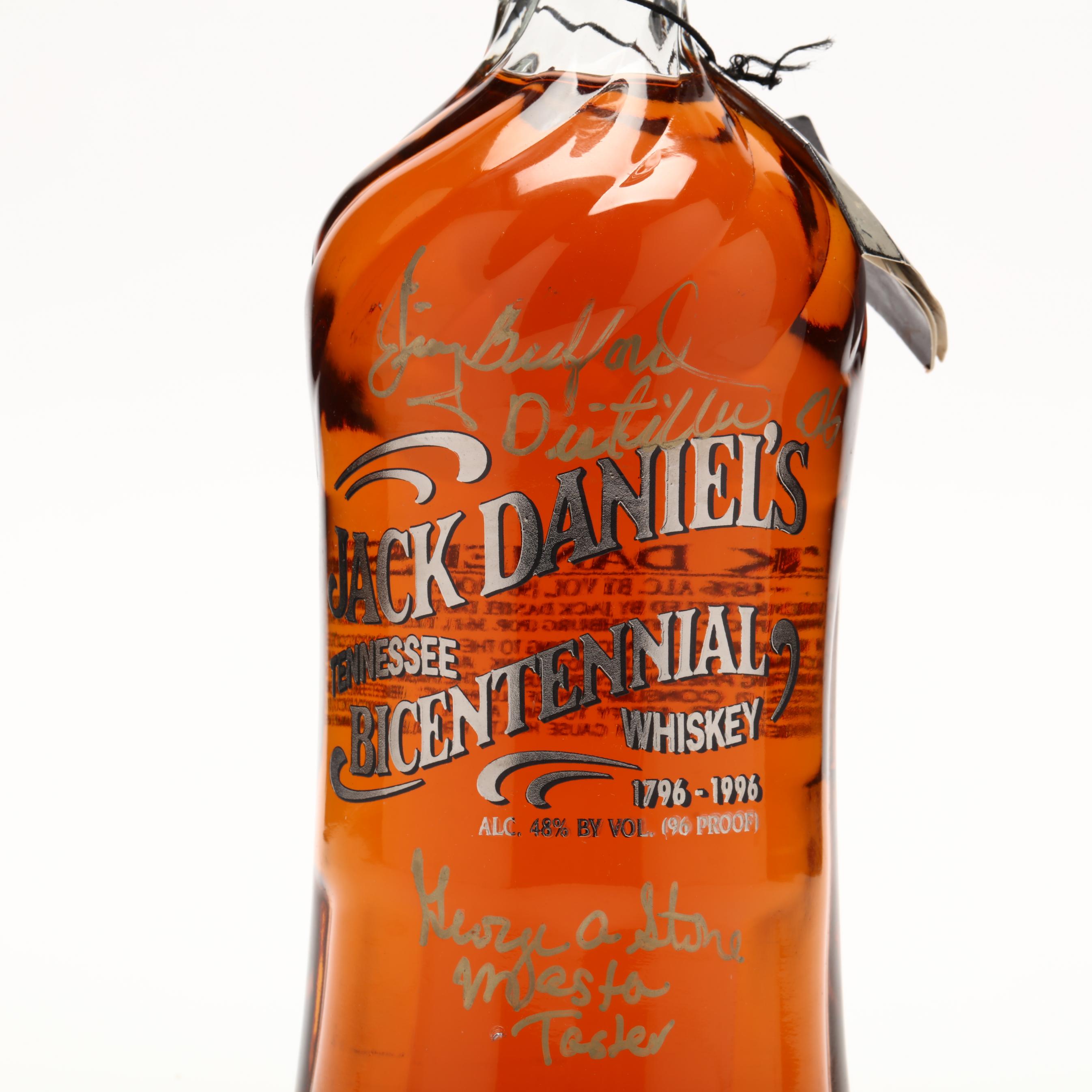 Jack Daniels 1796-1996 Bicentennial Bottle (Lot 1314 - Rare