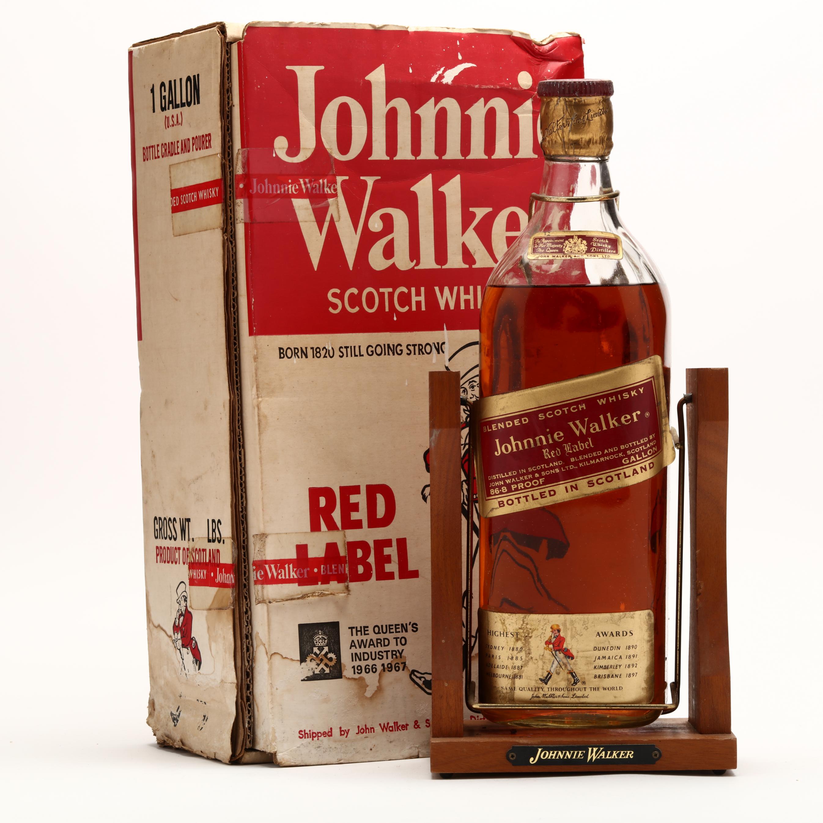 Johnnie Walker Blended Scotch Whisky, Red Label (Lot 1295 - Rare