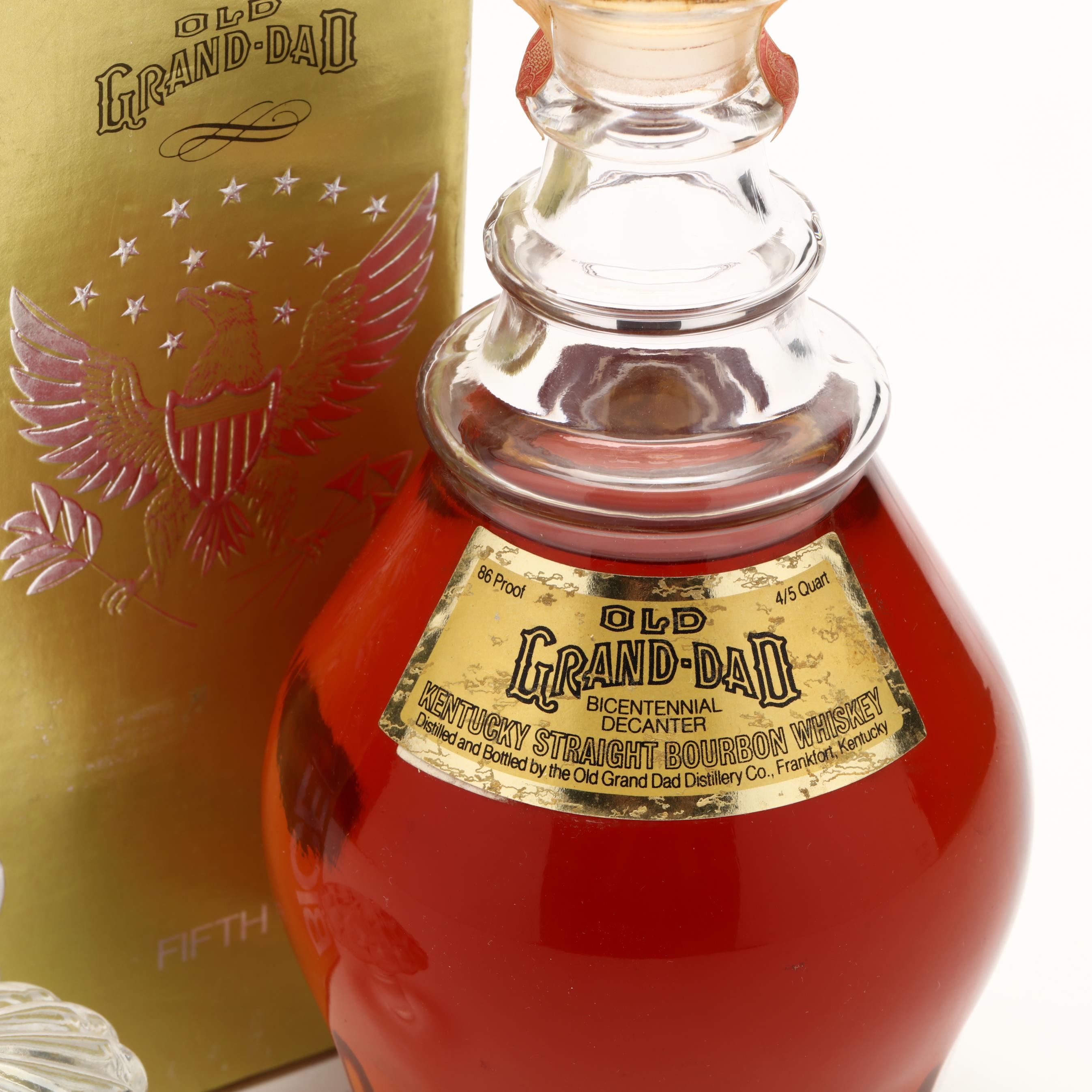 Old Grand-Dad Bourbon Whiskey in Bicentennial Decanter (Lot