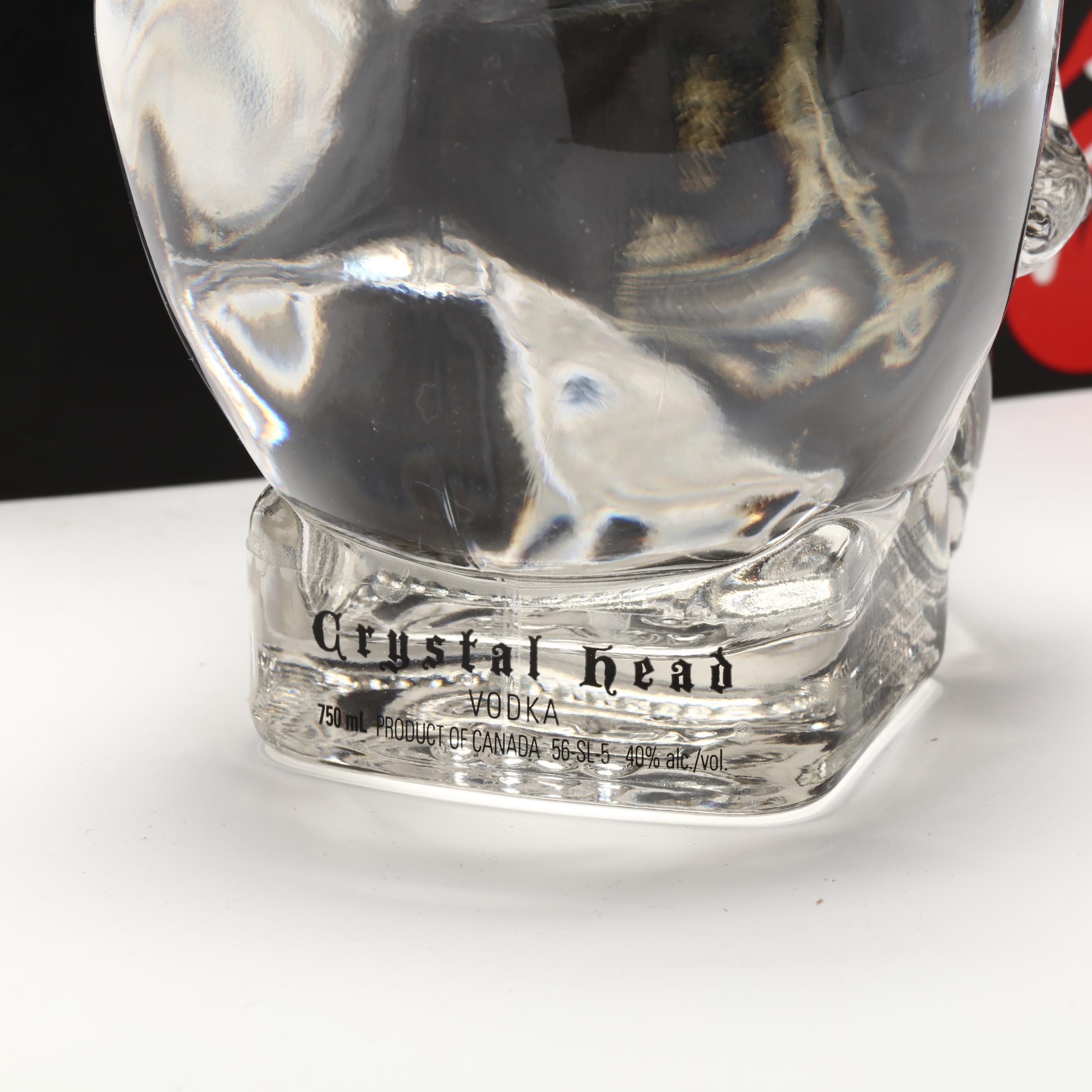 Crystal Head Vodka, Rolling Stones Edition (Lot 1467 - Rare Crystal Head Vodka, Rolling Stones Edition (Lot 1467 - Rare