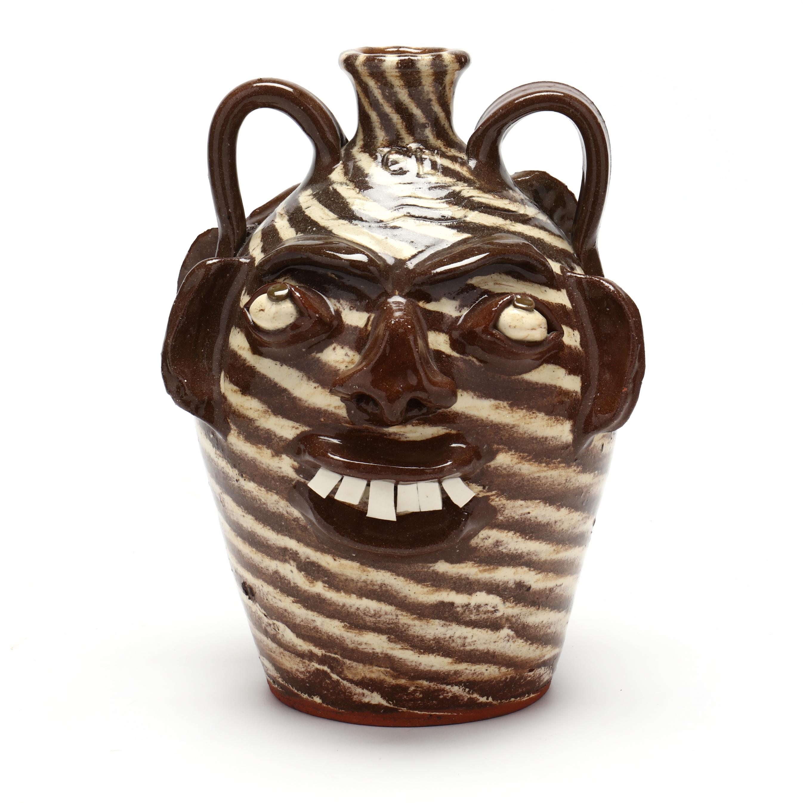 bojan brecelj:strange friendsボヤン・ブレチェリ写真 Burlon Craig and Charles Lisk (NC), Folk Pottery Double Sided Face
