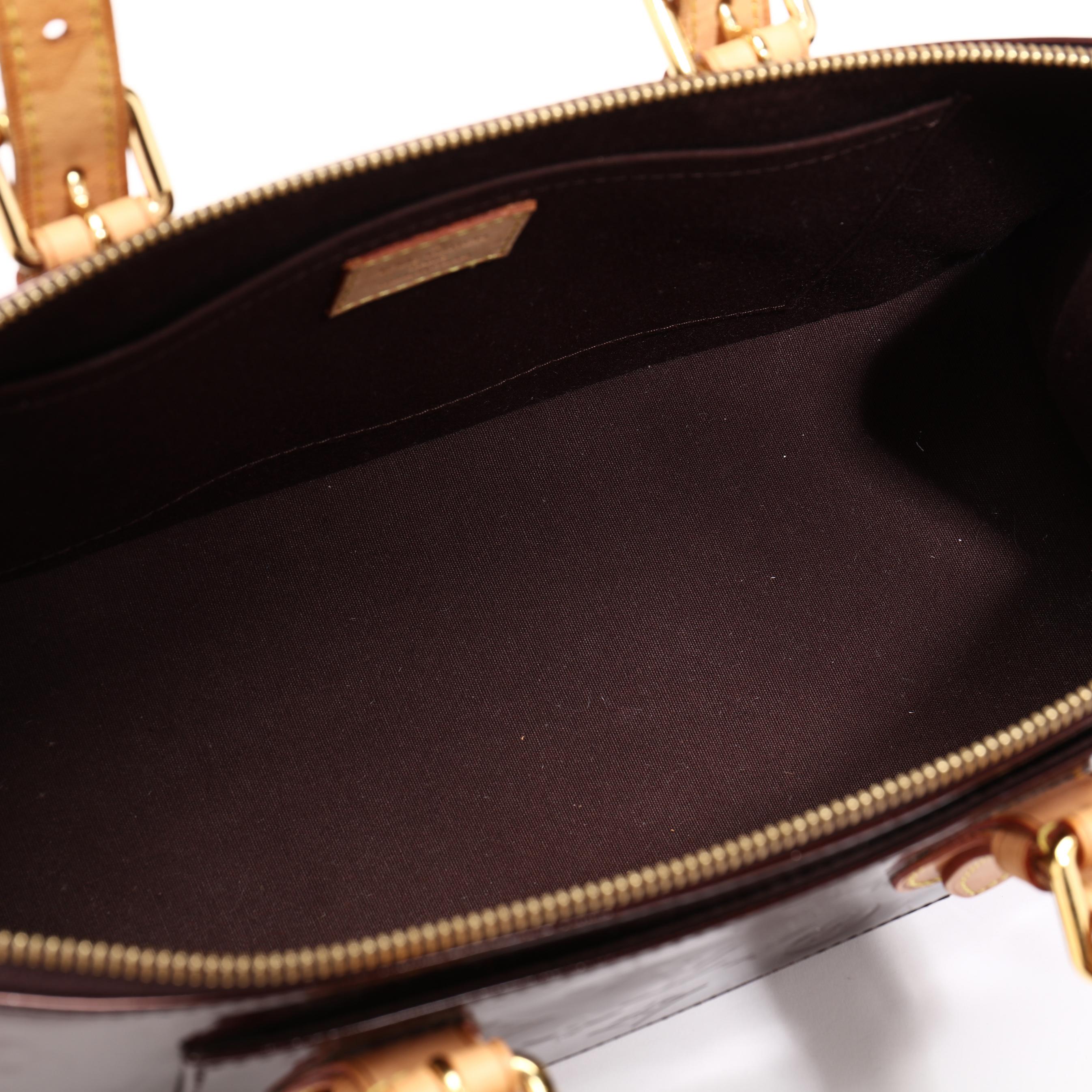 内装綺麗Louis ⭐️Vuitton ハンドバッグ ブラウン~~ Louis Vuitton Vernis Leather Top Handle Bag Rosewood Avenue (Lot