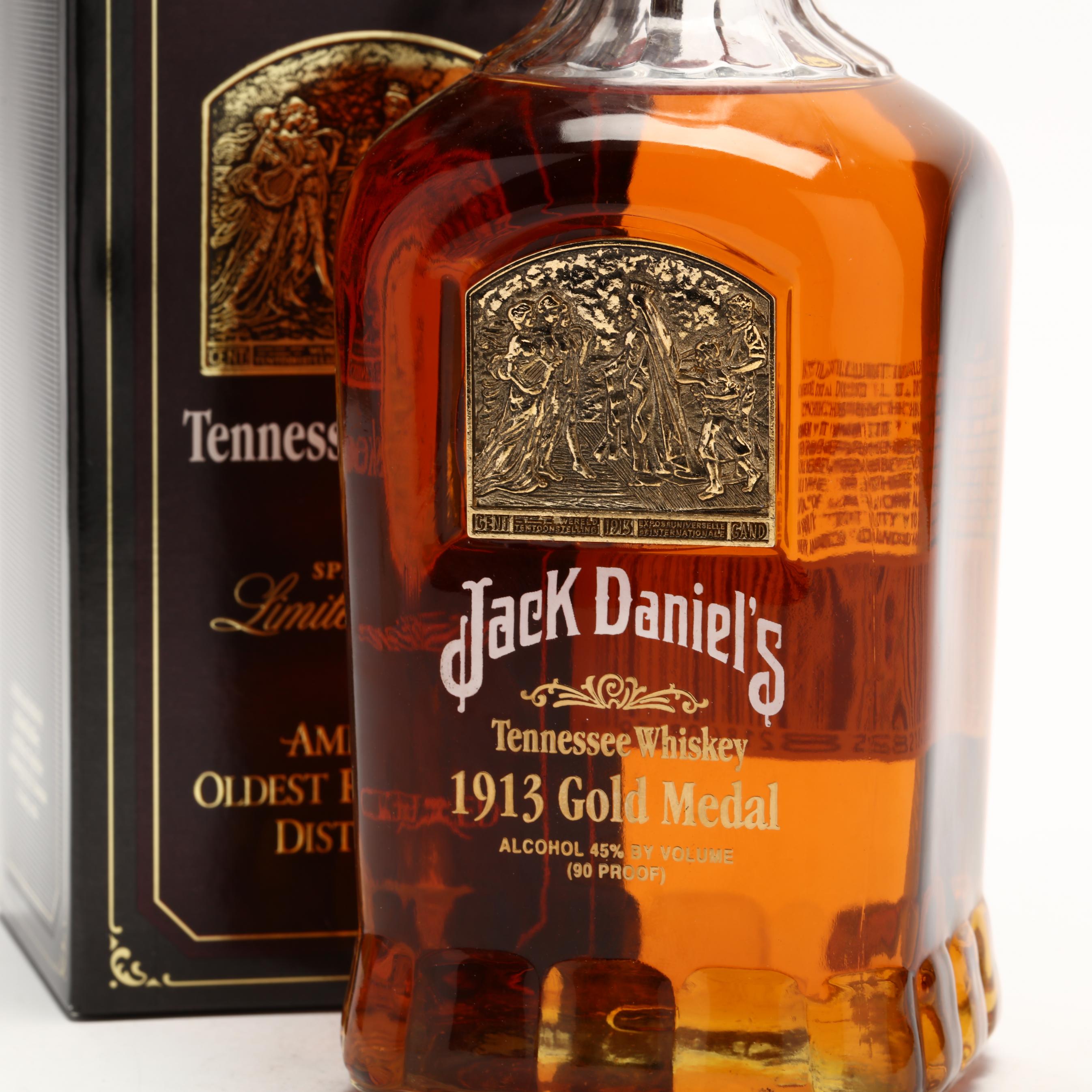 Jack Daniels 1913 Gold Medal Tennessee Whiskey (Lot 1325 - Rare