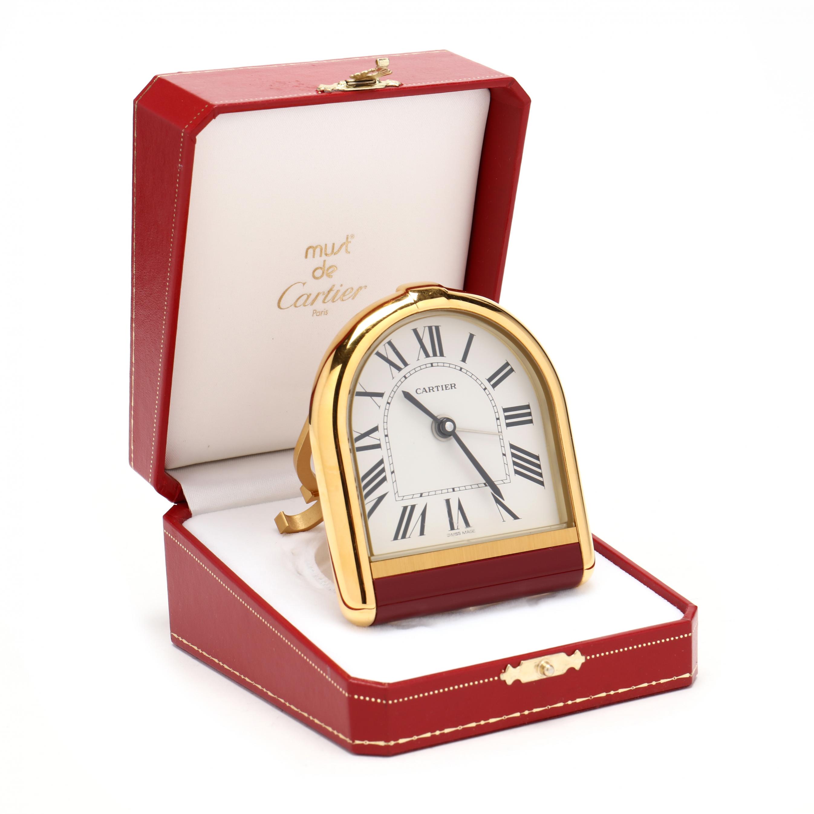 Cartier Tortue Travel Alarm Clock (Lot 3276 - Luxury Accessories