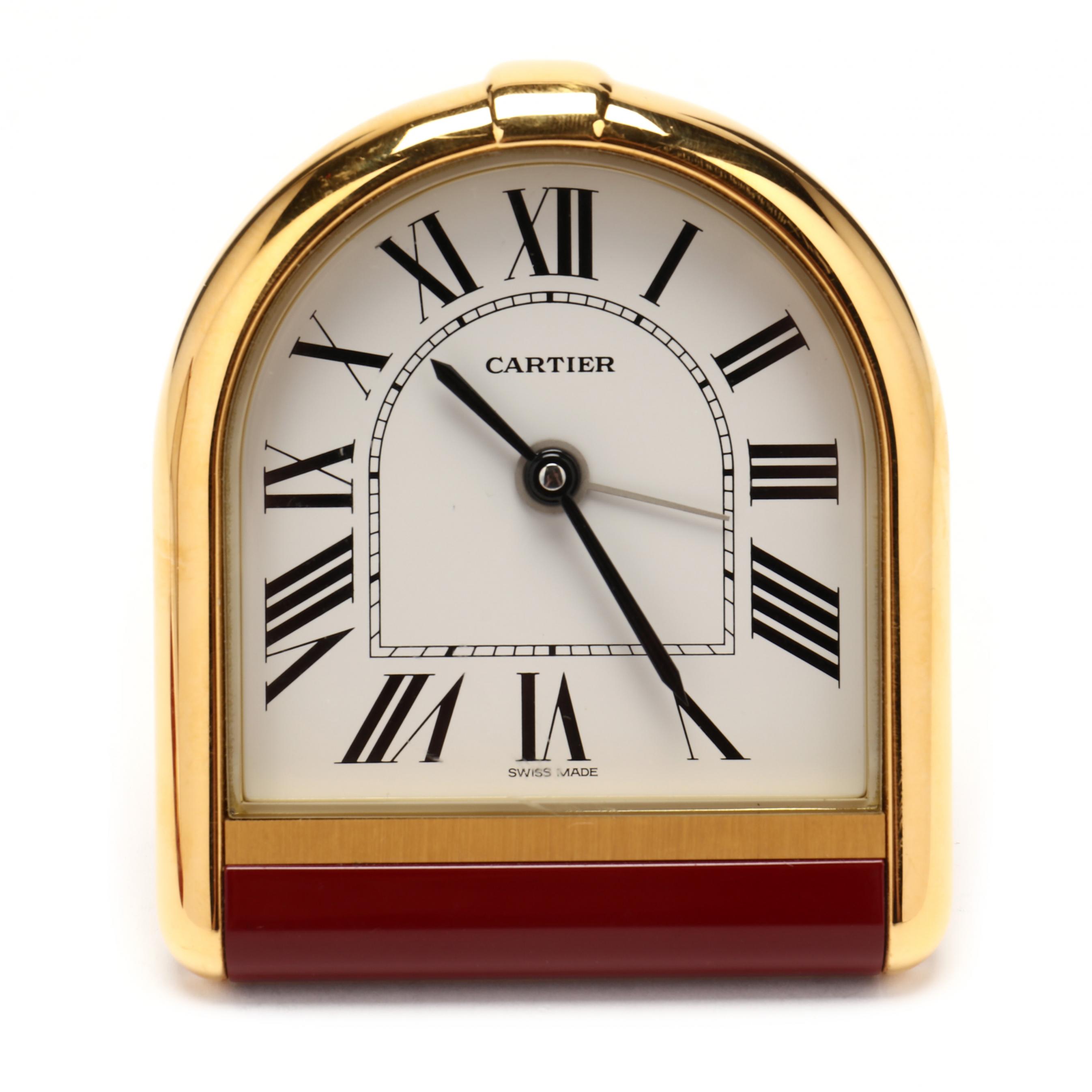 Cartier Tortue Travel Alarm Clock (Lot 3276 - Luxury Accessories