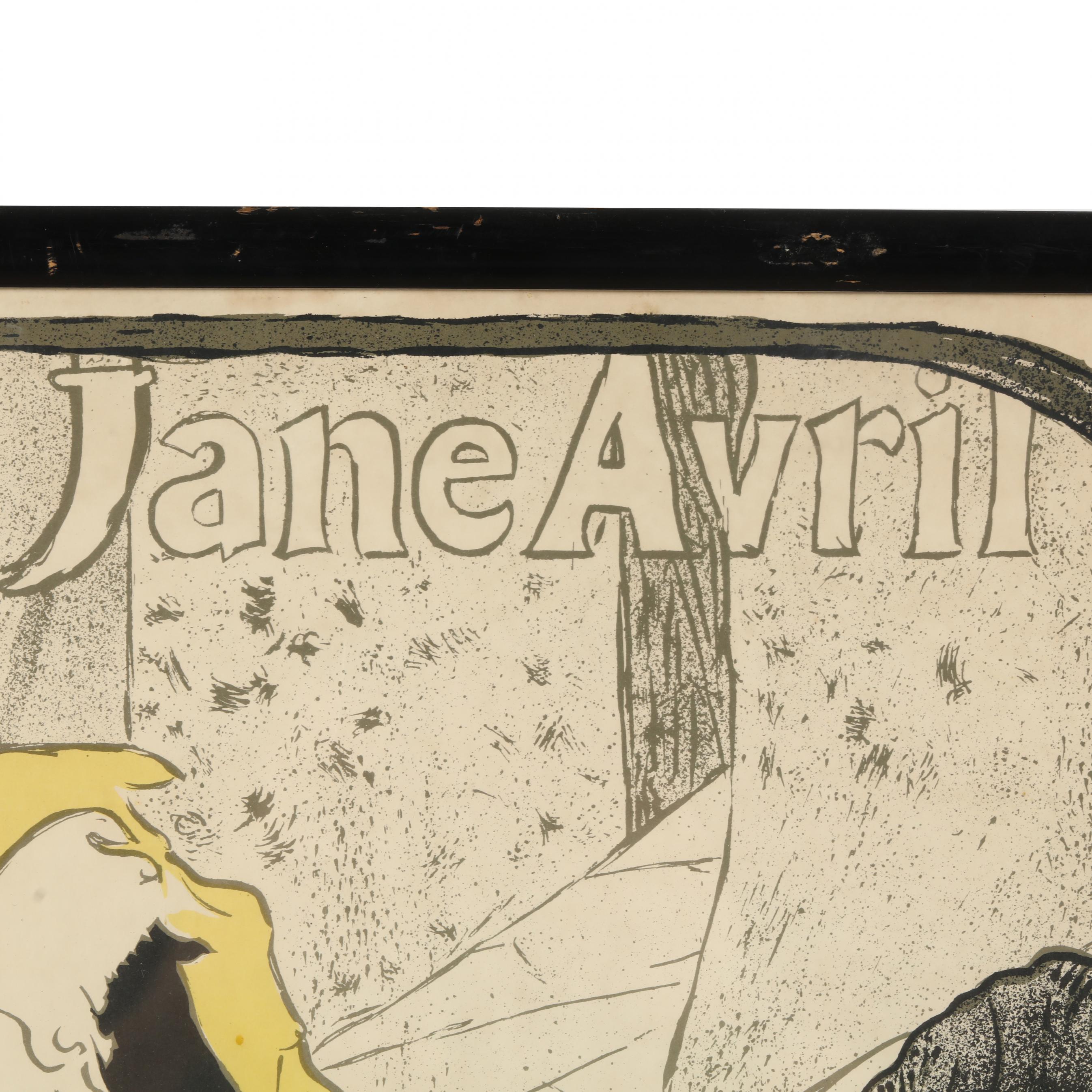 after Henri de Toulouse-Lautrec (French, 1864-1901), Jane Avril