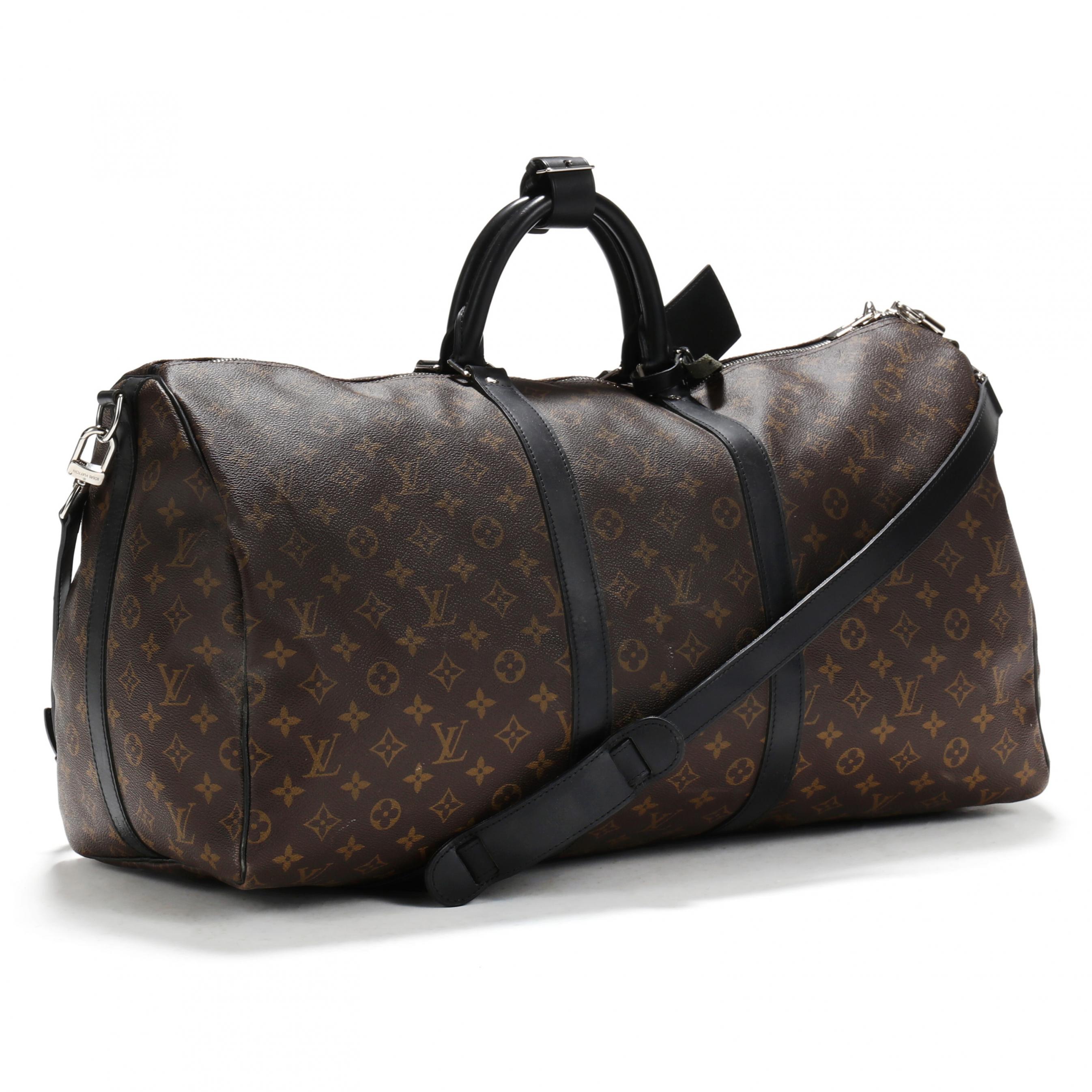 【希少】Louis Vuitton Keepol 55 Macassar Louis Vuitton Macassar Keepall 55 Bandeliere (Lot 3029 - Luxury