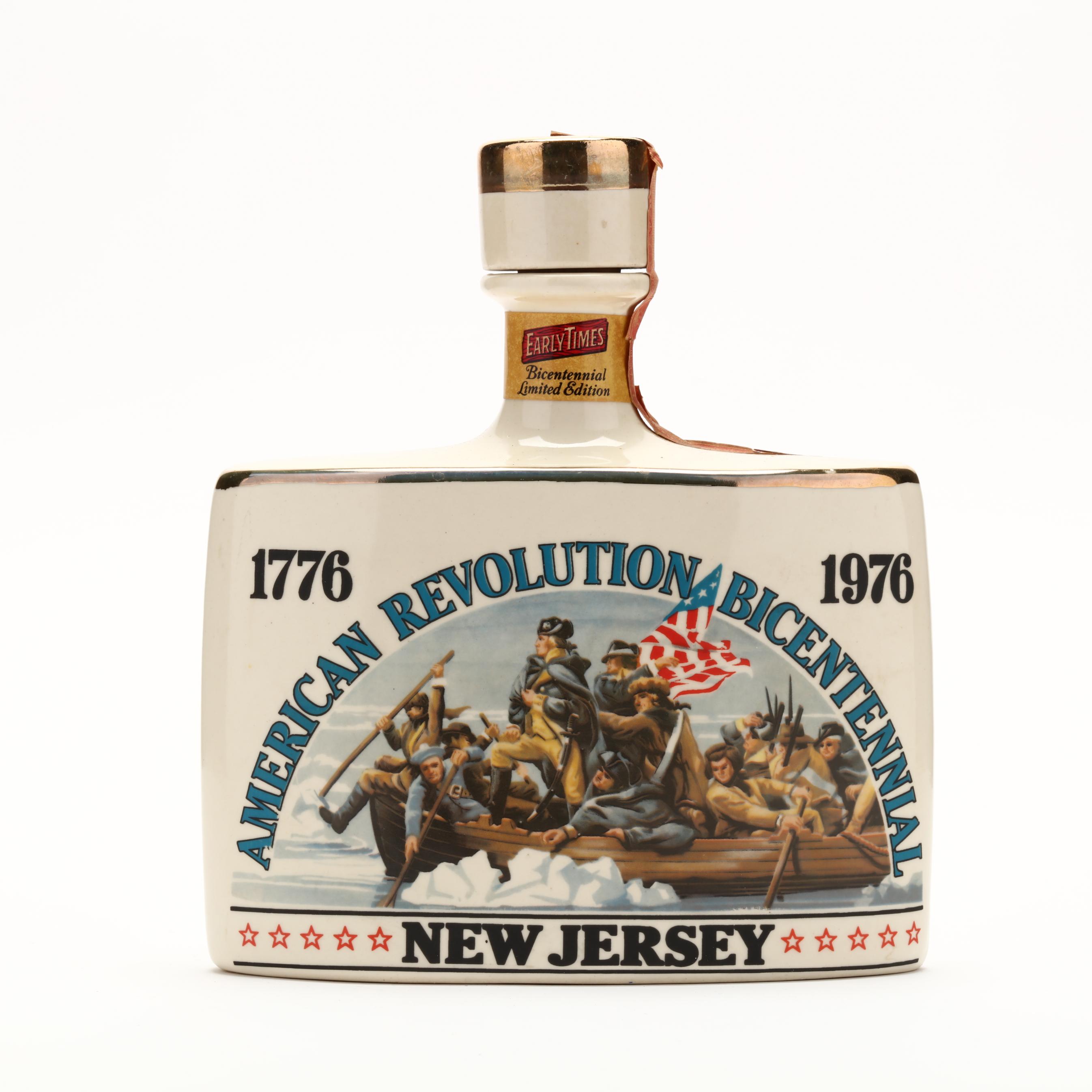 Early Times Bourbon Whisky in American Revolution New Jersey