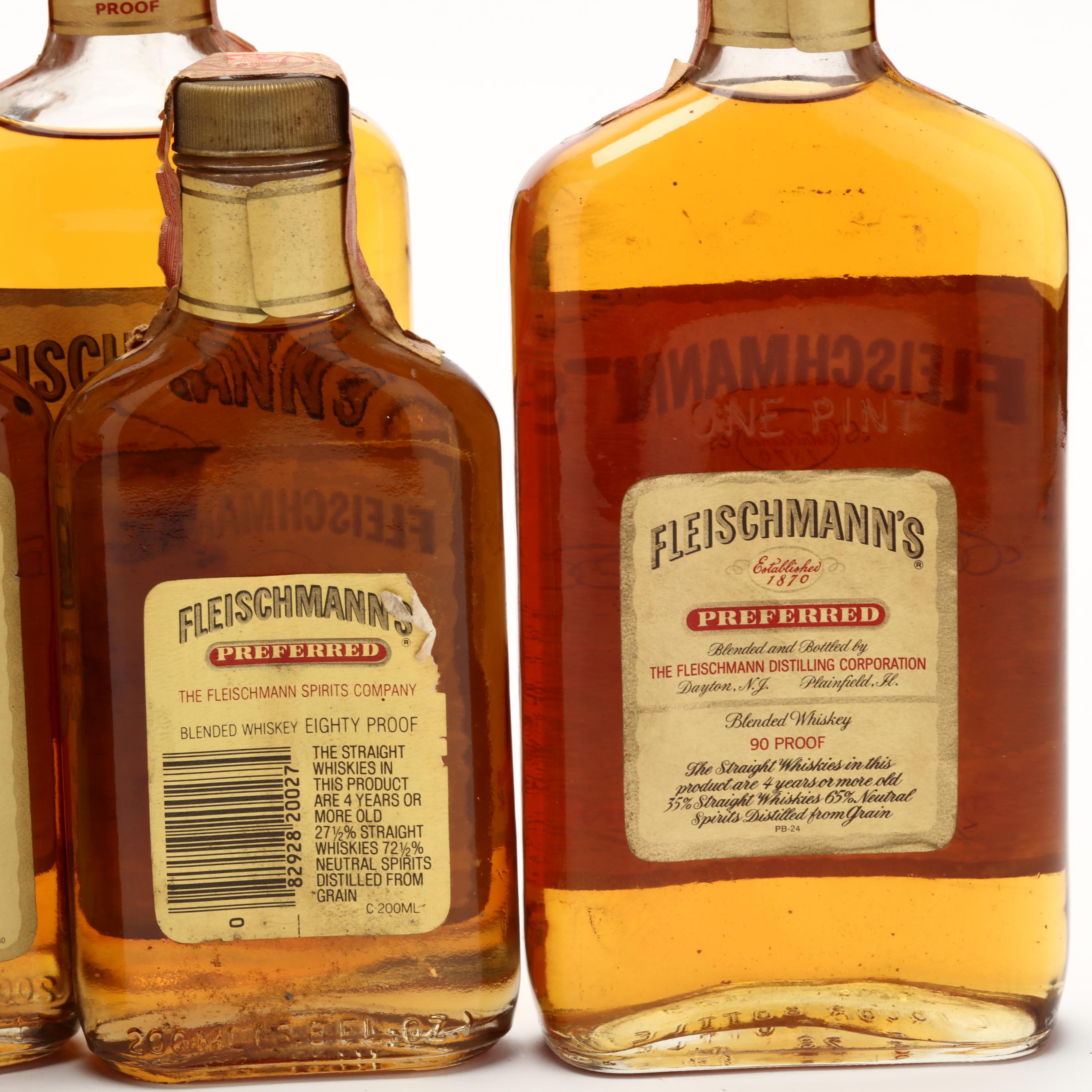 Fleischmann's Blended Whiskey (Lot 1265 - Rare SpiritsMar 10, 2023