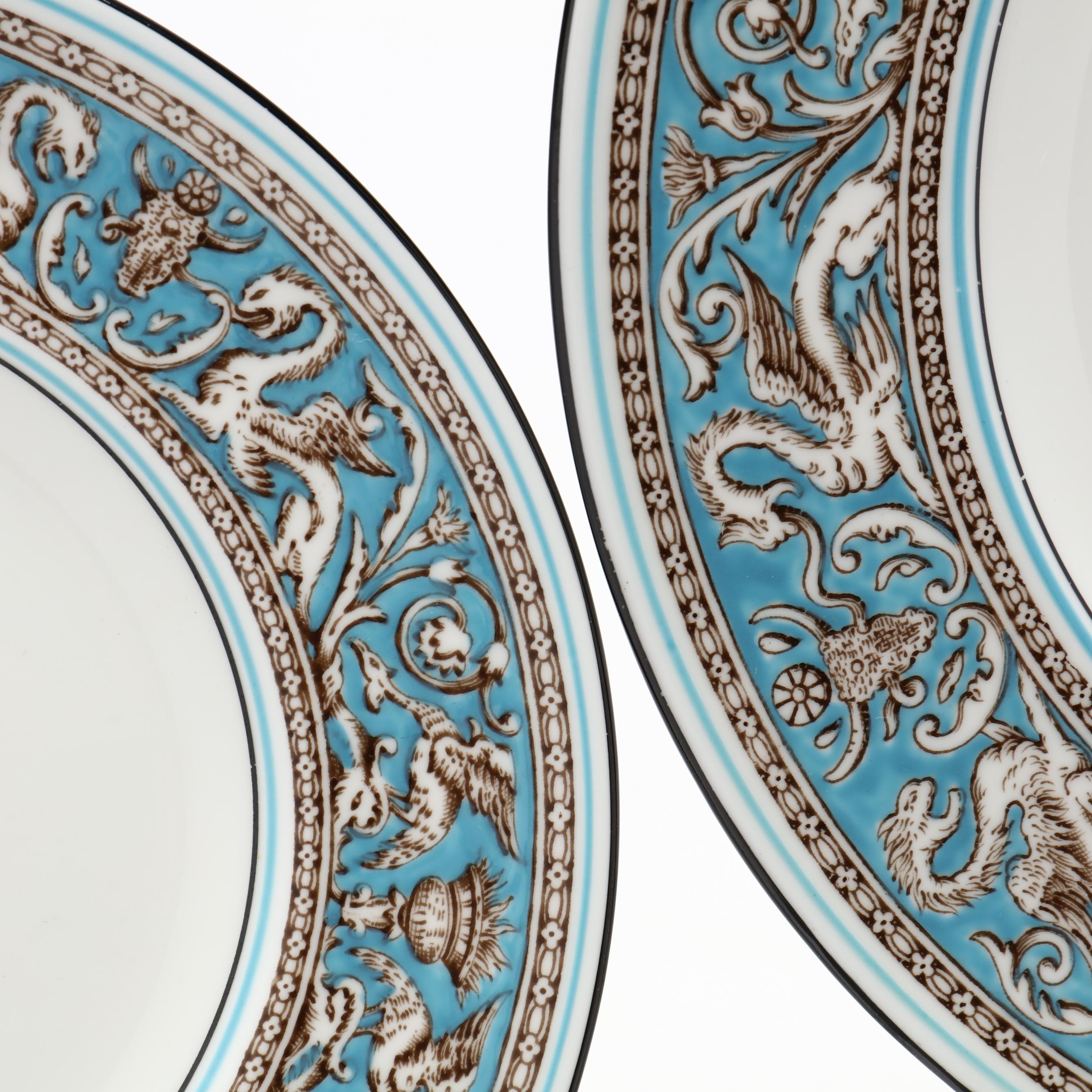 Set of (64) Wedgwood Florentine Turquoise Service for Twelve (Lot