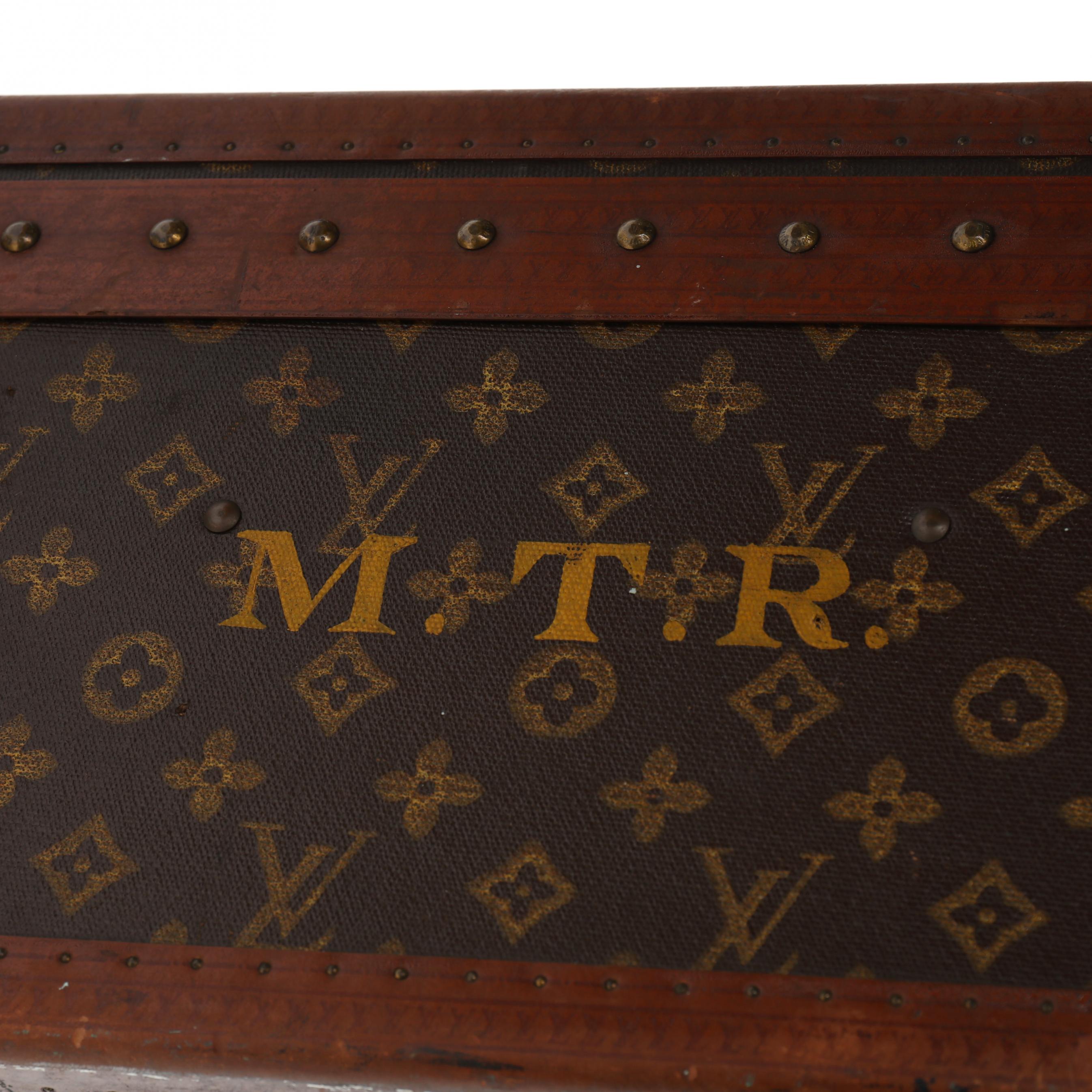 A Matched Pair of Vintage Louis Vuitton Alzer 70 Trunks (Lot 3028