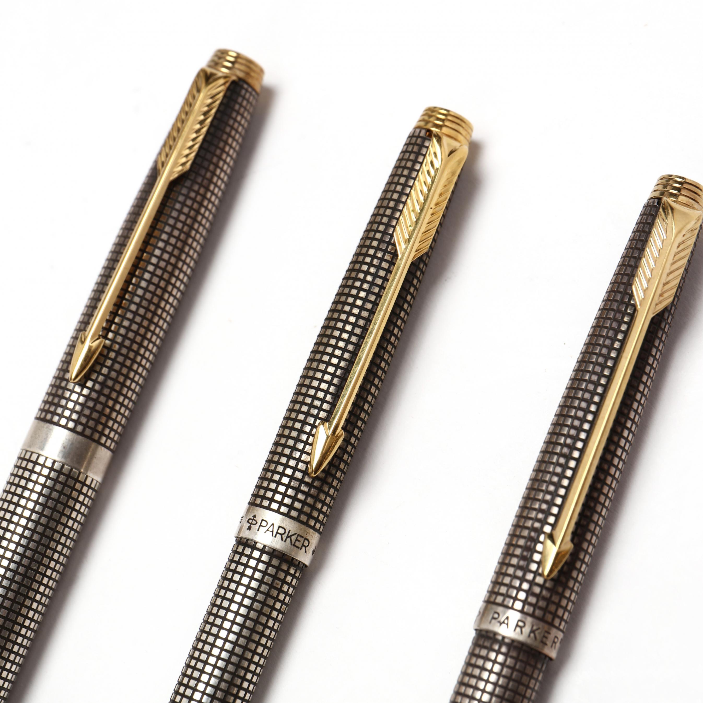 中古)PARKER パーカー 万年筆 #75 シズレ スターリングシルバー