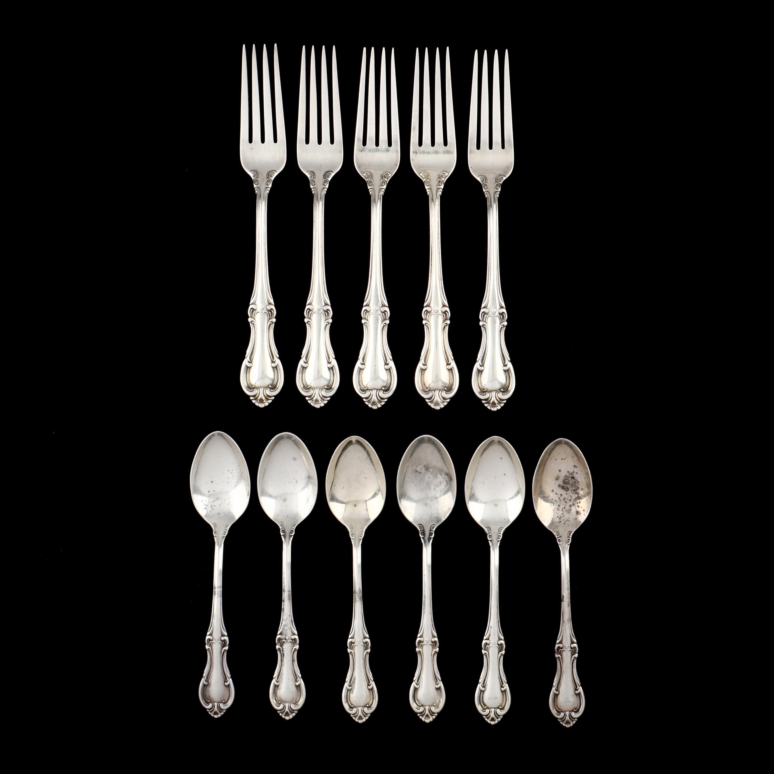 International Joan of Arc Sterling Silver Flatware (Lot 3419