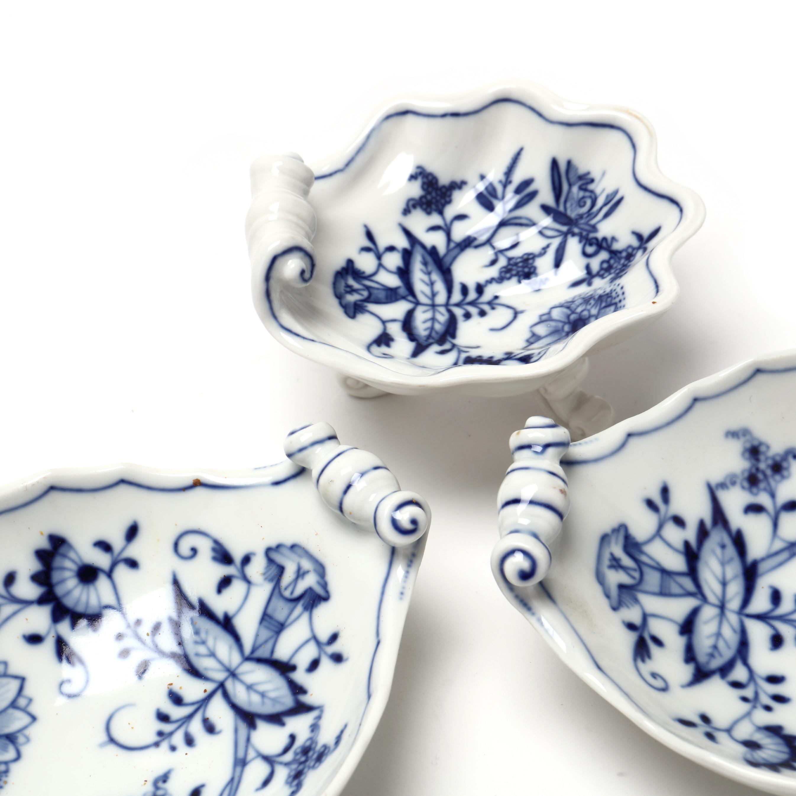 Meissen, (72) Pieces of Blue Onion Porcelain Tableware (Lot 59