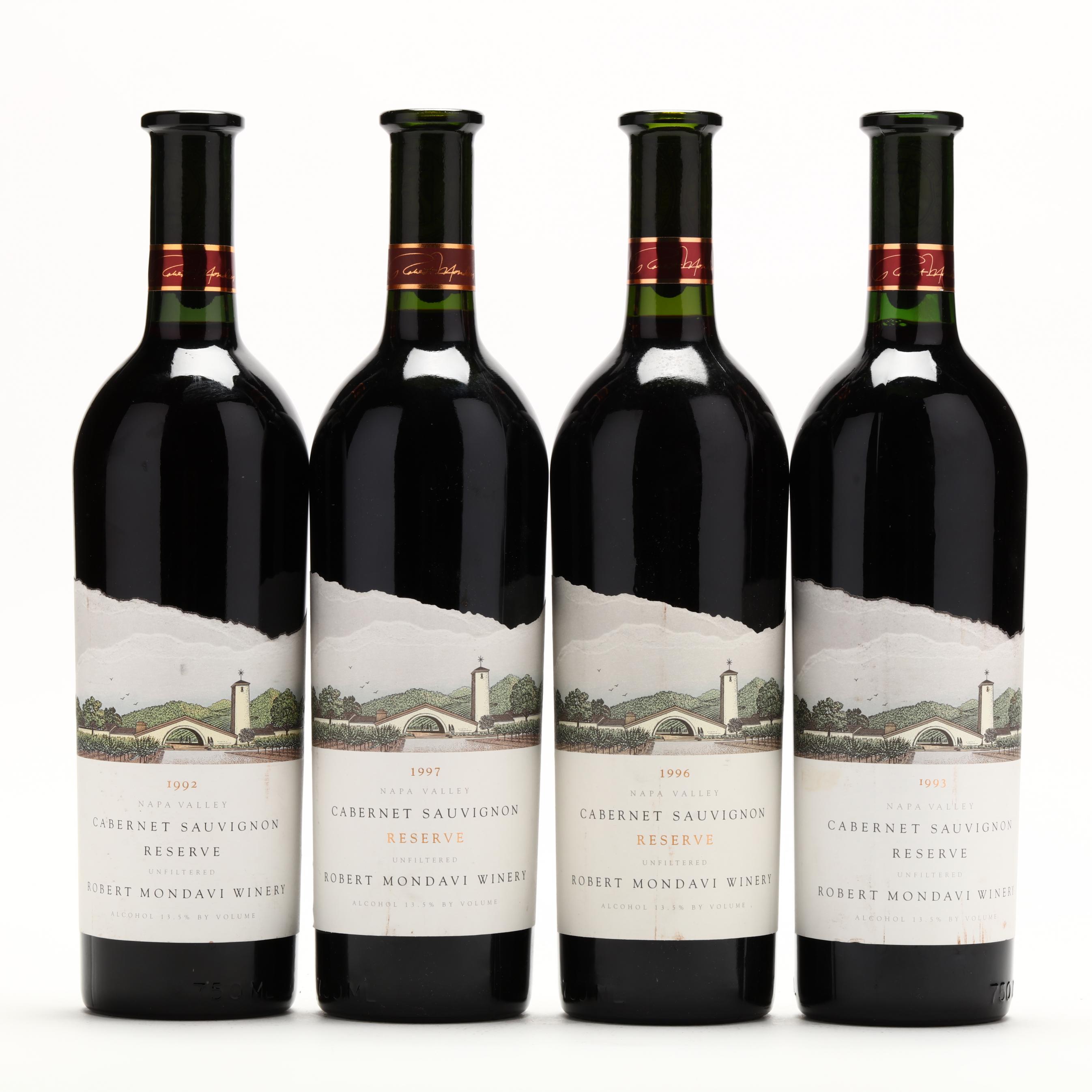 1992, 1993, 1996 & 1997 Robert Mondavi (Lot 2281 - Fine WineMar 30