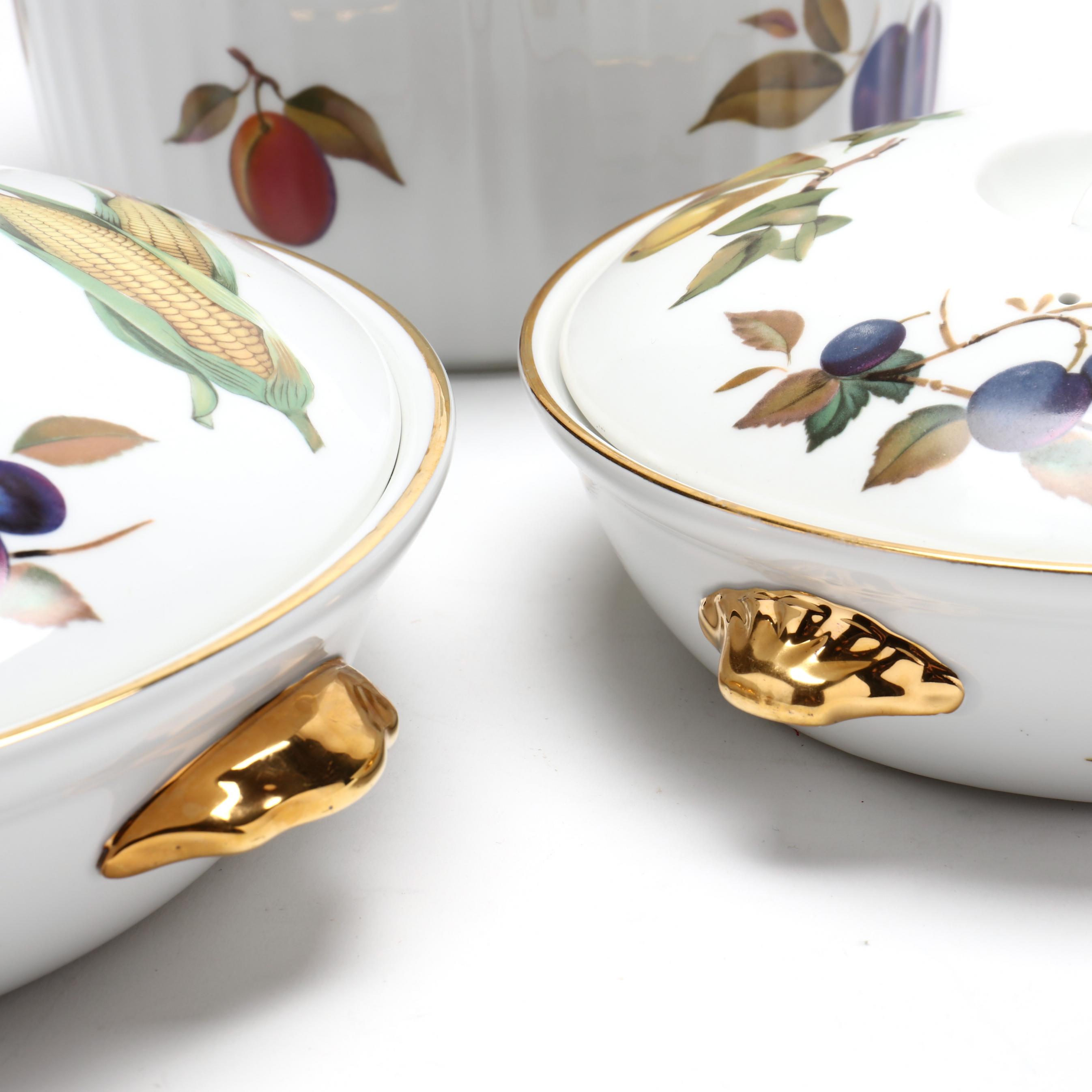 Royal Worcester, A Large Set (115) of Evesham Gold Tableware (Lot