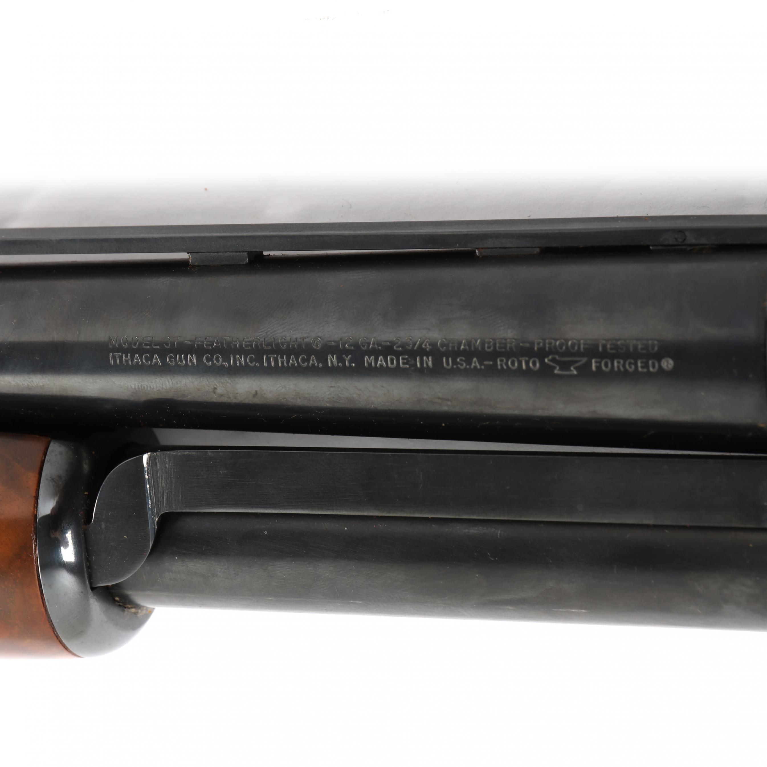 Ithaca 37 Featherlight 12 Gauge Model 37 Pump Shotgun, DU