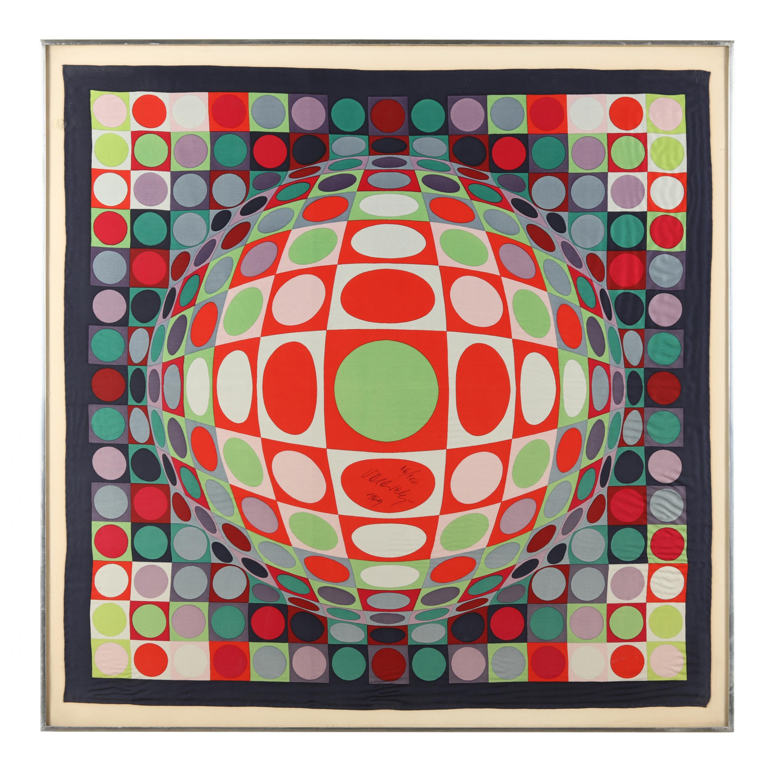 Victor Vasarely (French/Hungarian, 1906-1997), Vega MC Positive
