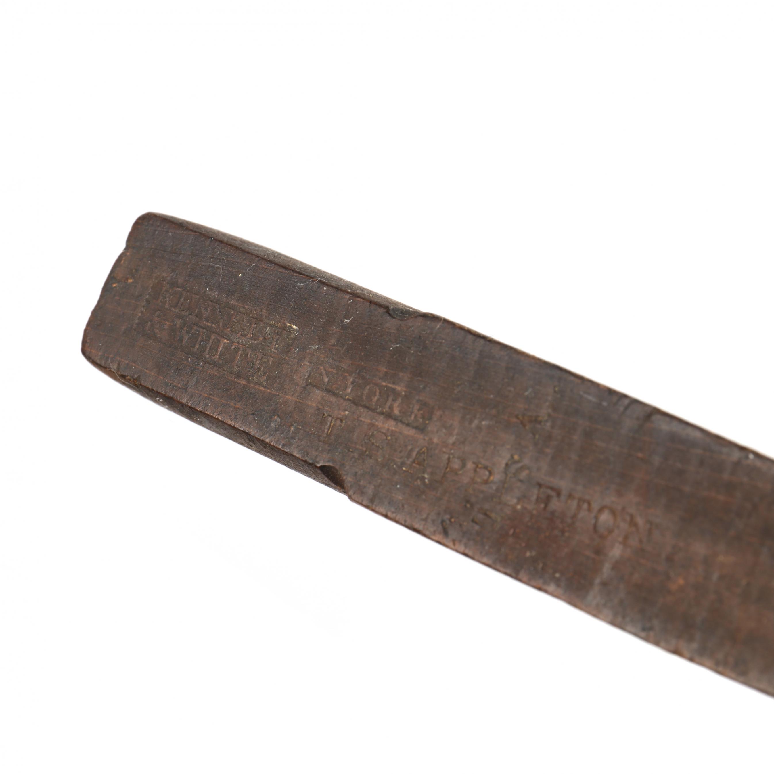 Seven Signed Antique Carpentry Planes, including Peugot and Weldon