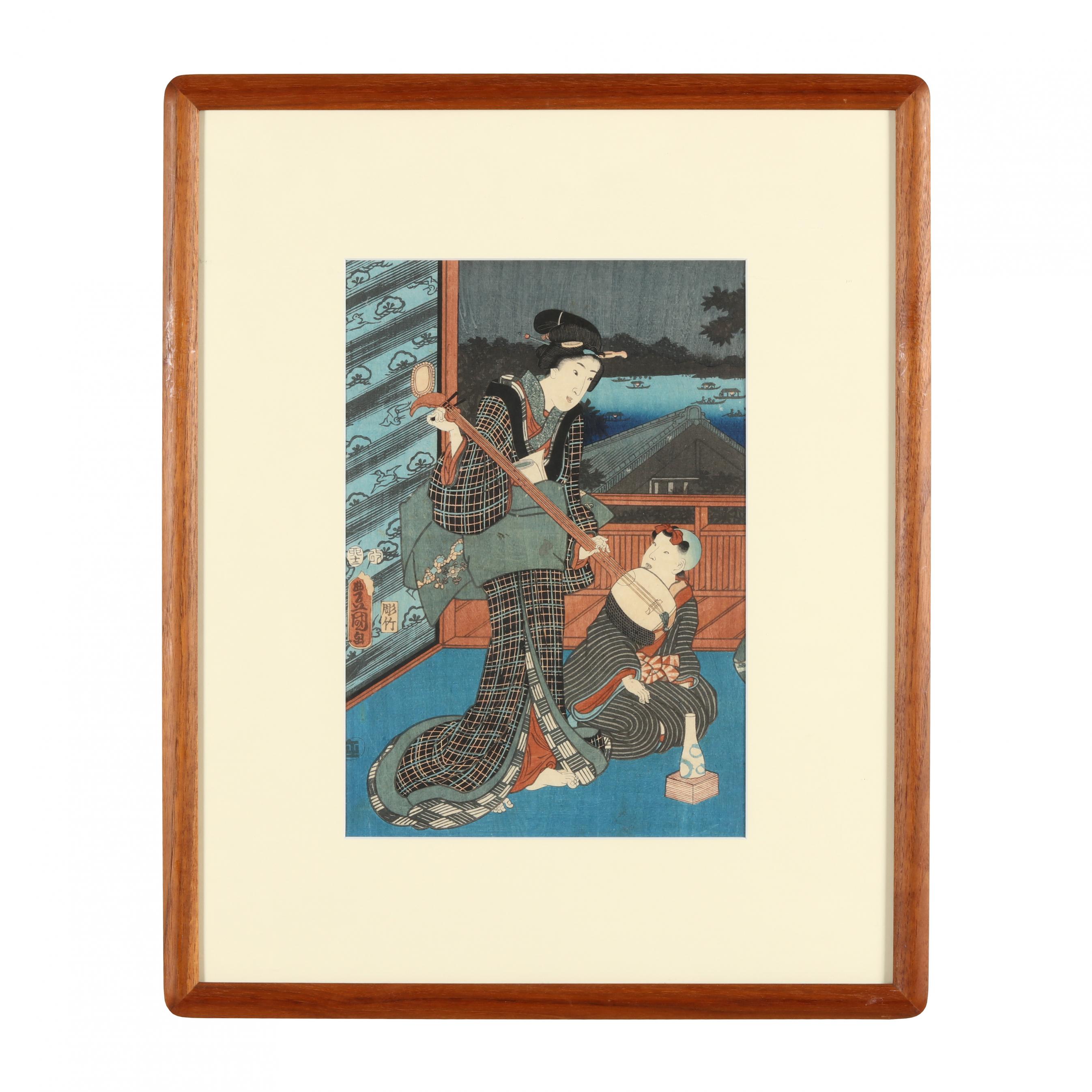 Utagawa Kunisada (Toyokuni III) (Japanese, 1786-1865), Four