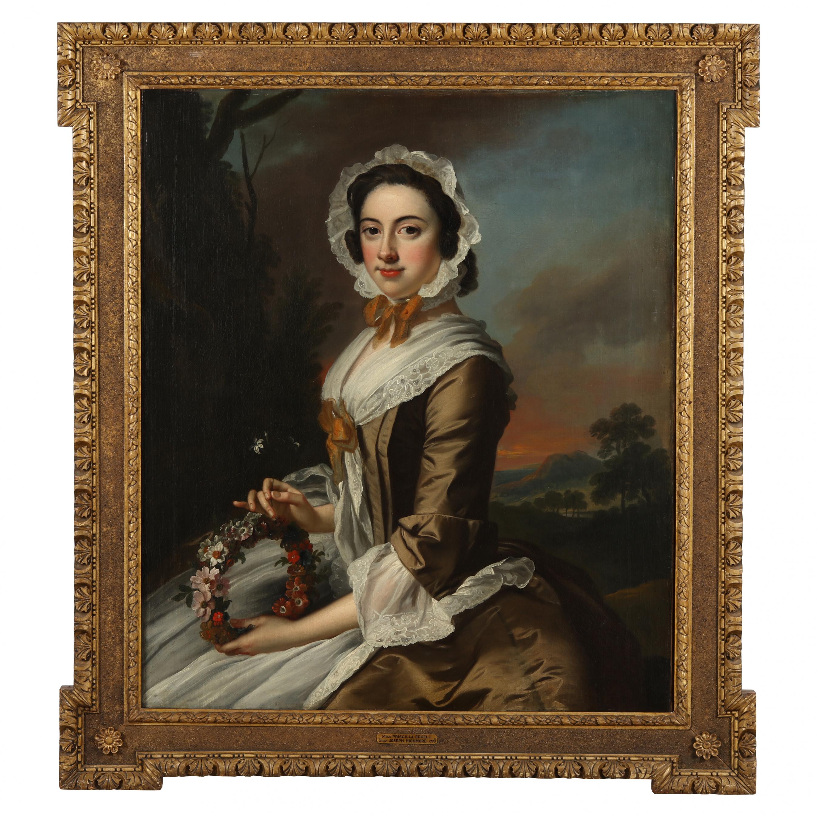 Joseph Highmore (English, 1692-1780), Portrait of Miss Priscilla