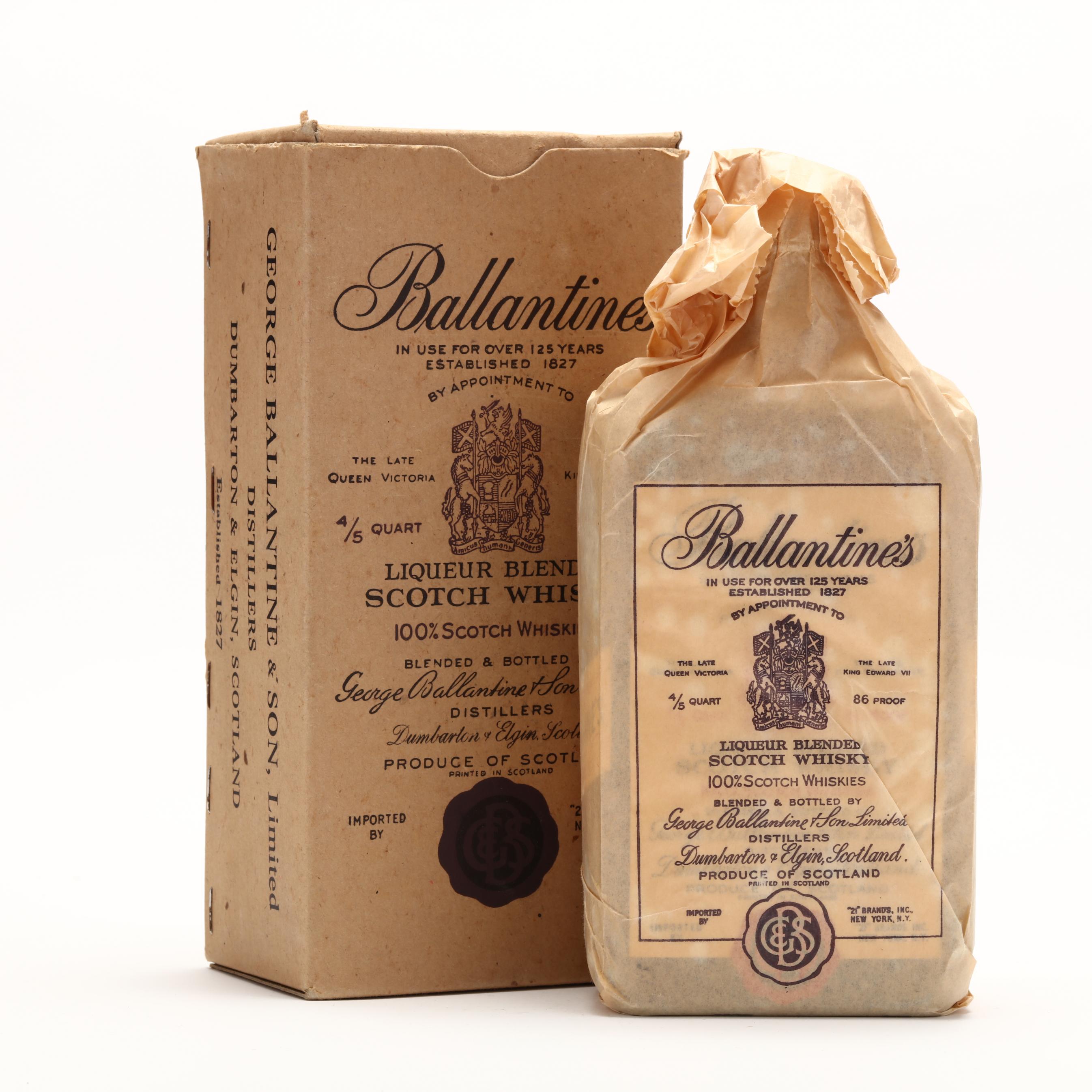 Ballantine's Scotch Whisky (Lot 4094 - Rare SpiritsJun 9, 2023, 12