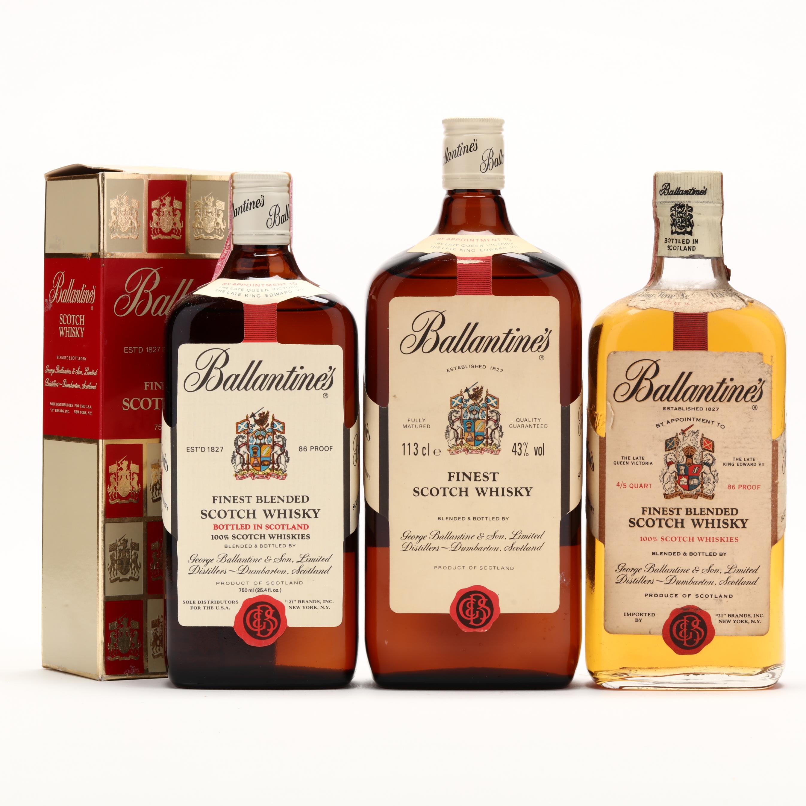 Ballantine's Scotch Whisky (Lot 4095 - Rare SpiritsJun 9, 2023, 12
