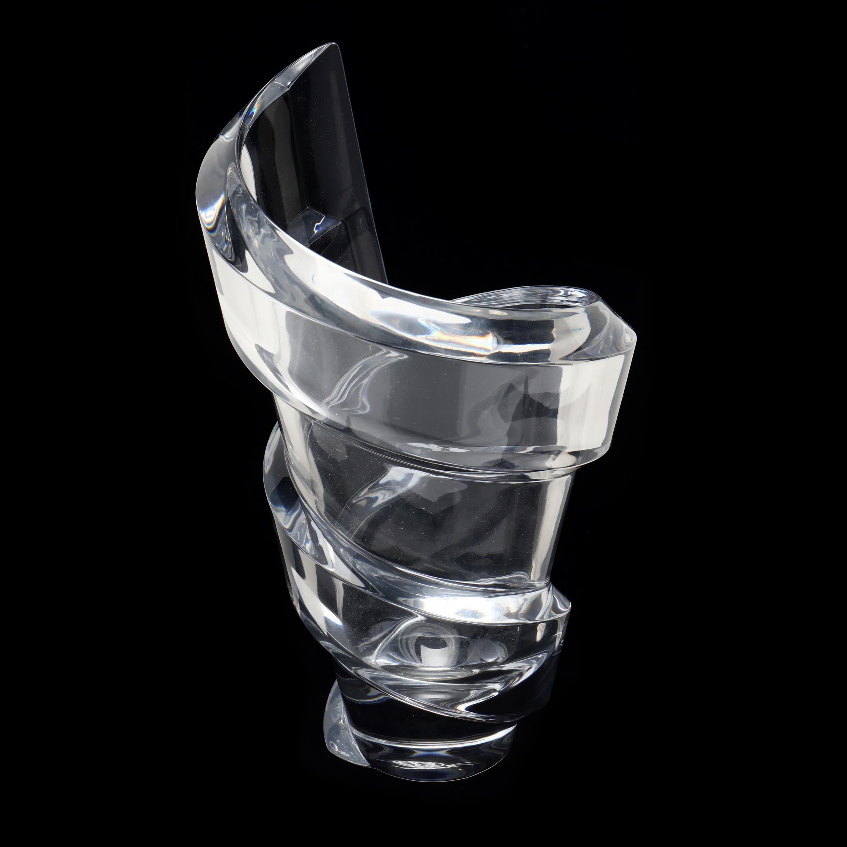 Baccarat Crystal Spirale Vase (Lot 1420 - Memorial Weekend