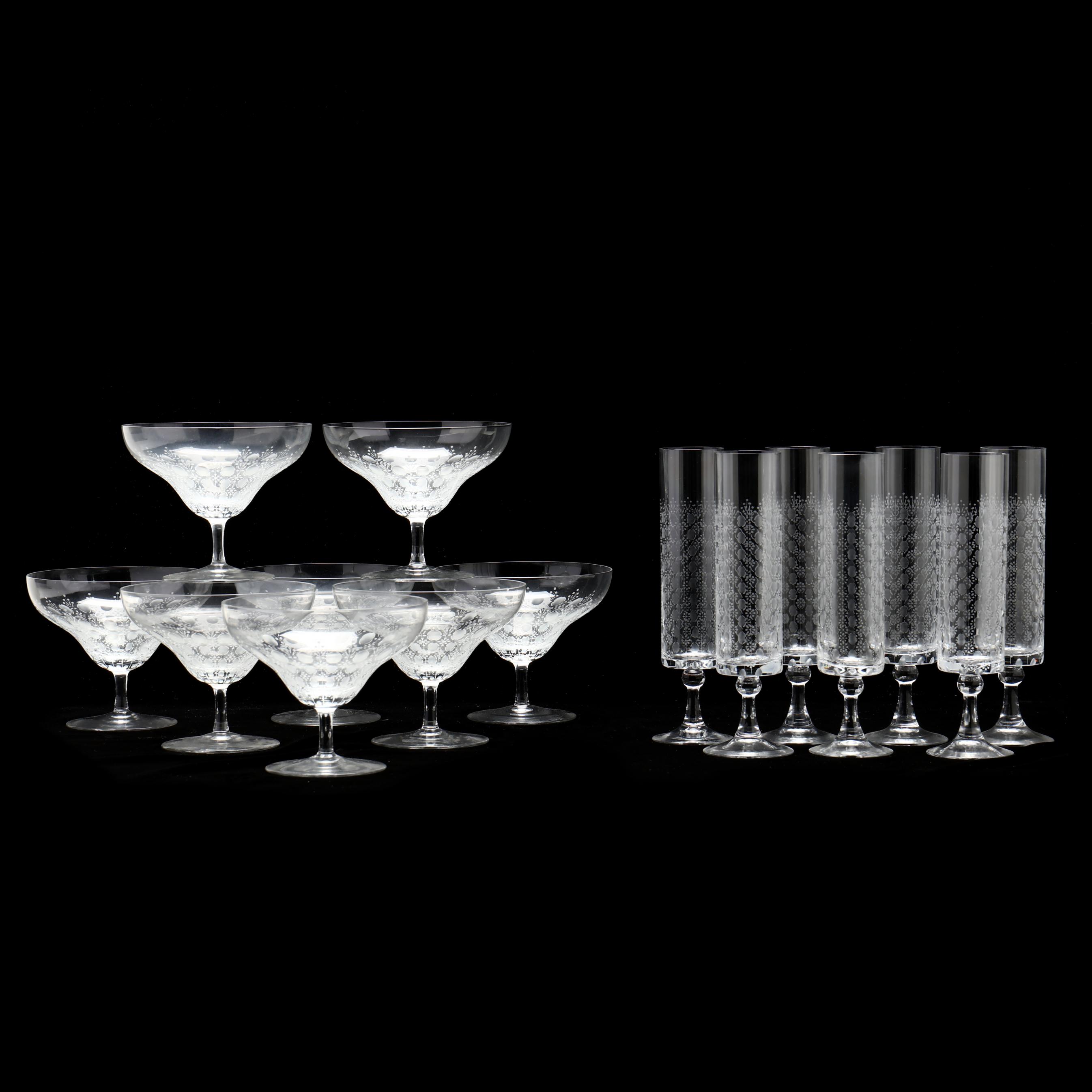 30) Pieces of Rosenthal, Romance II Crystal Stemware (Lot 1449