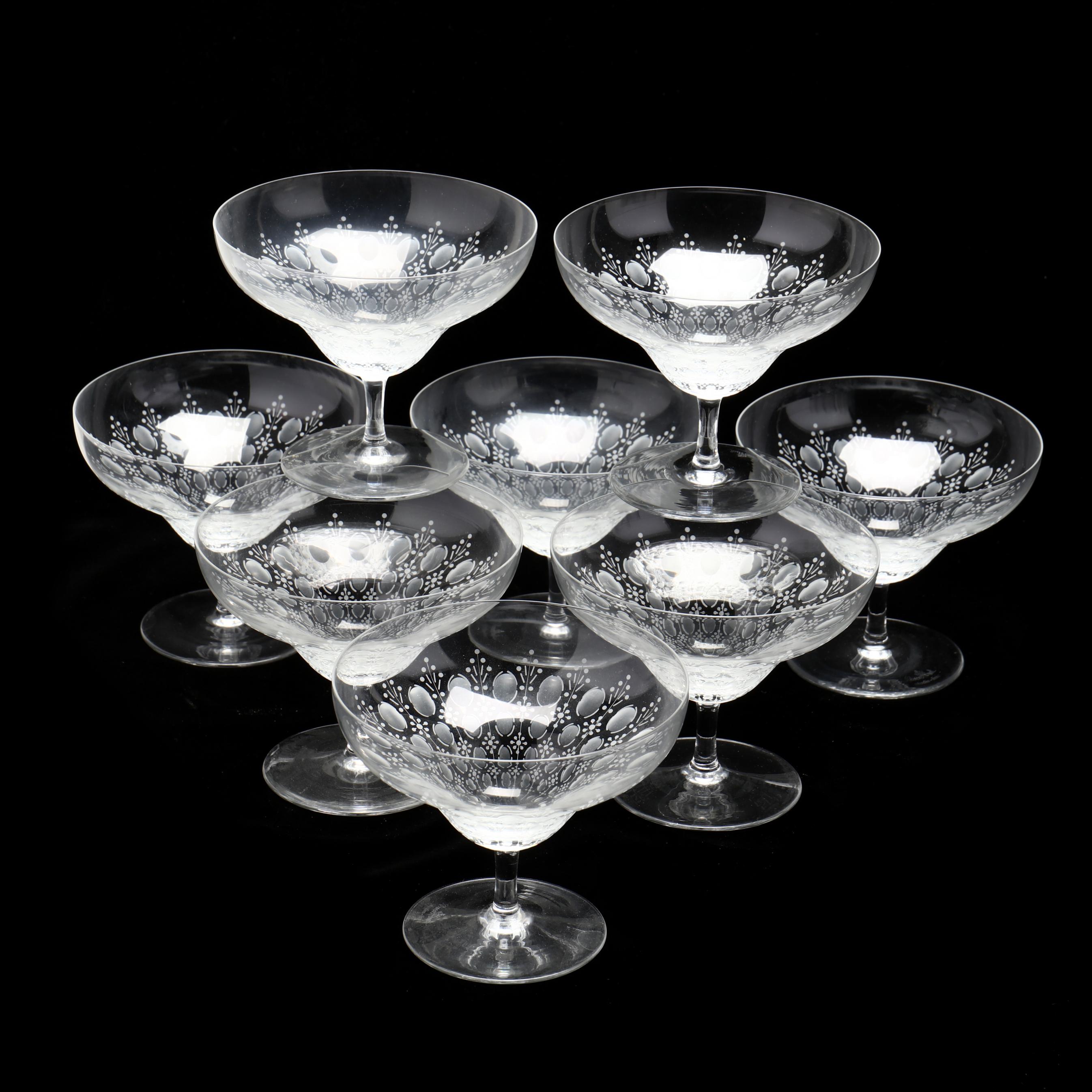 30) Pieces of Rosenthal, Romance II Crystal Stemware (Lot 1449