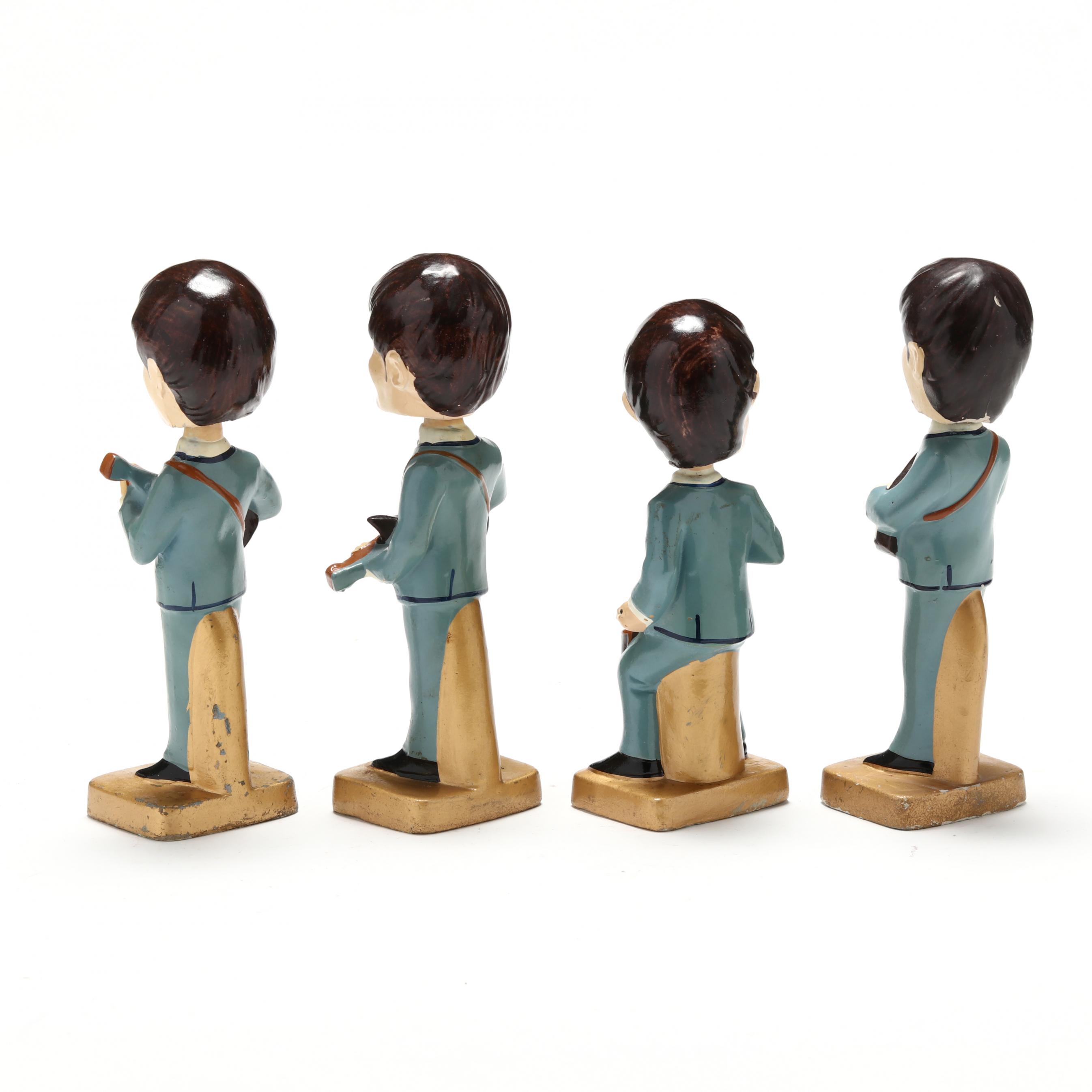 Four Scarce 1964 Beatles Bobbleheads (Lot 1180 - American