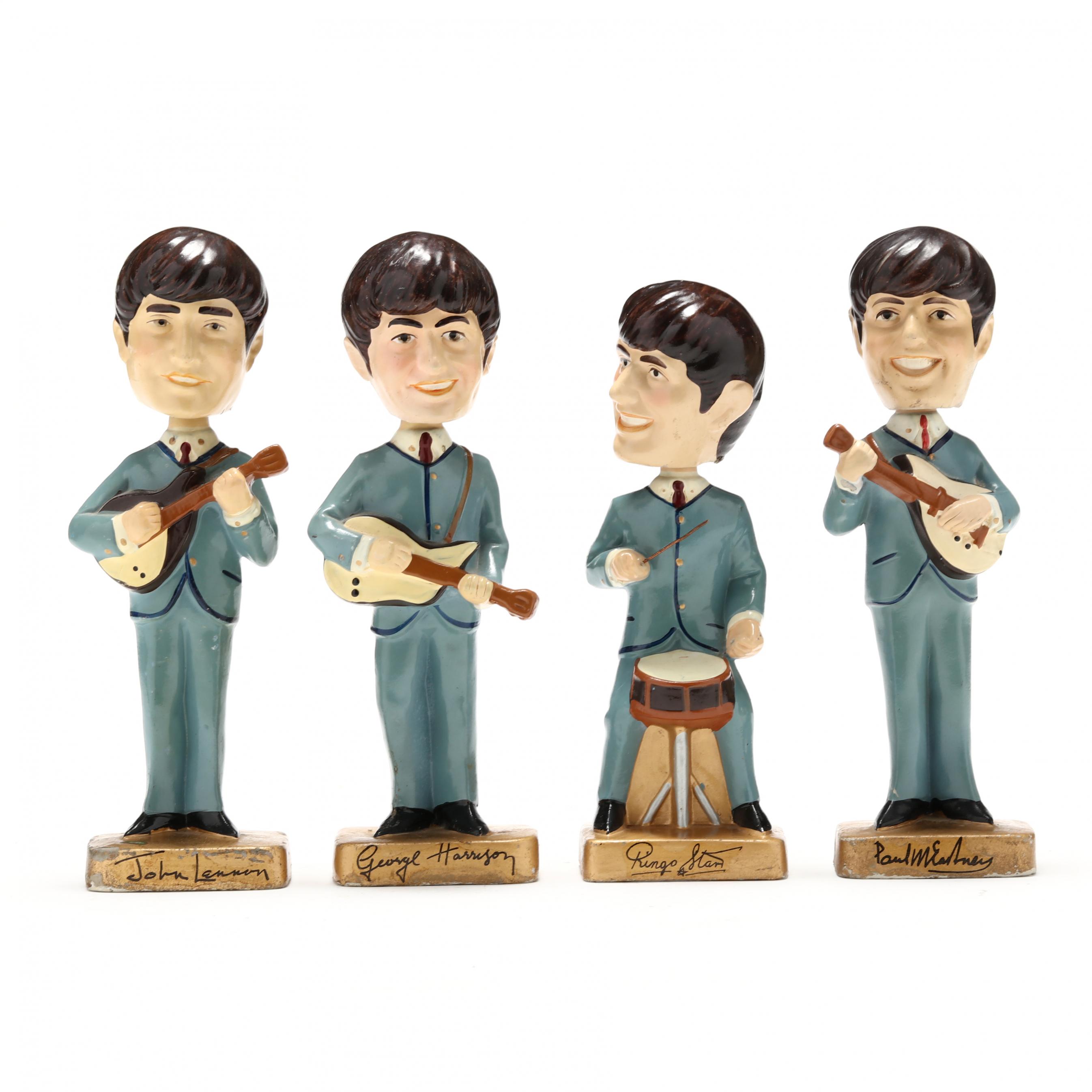 Full set of inflatable BEATLES dolls 1966 NEMS - Beautiful
