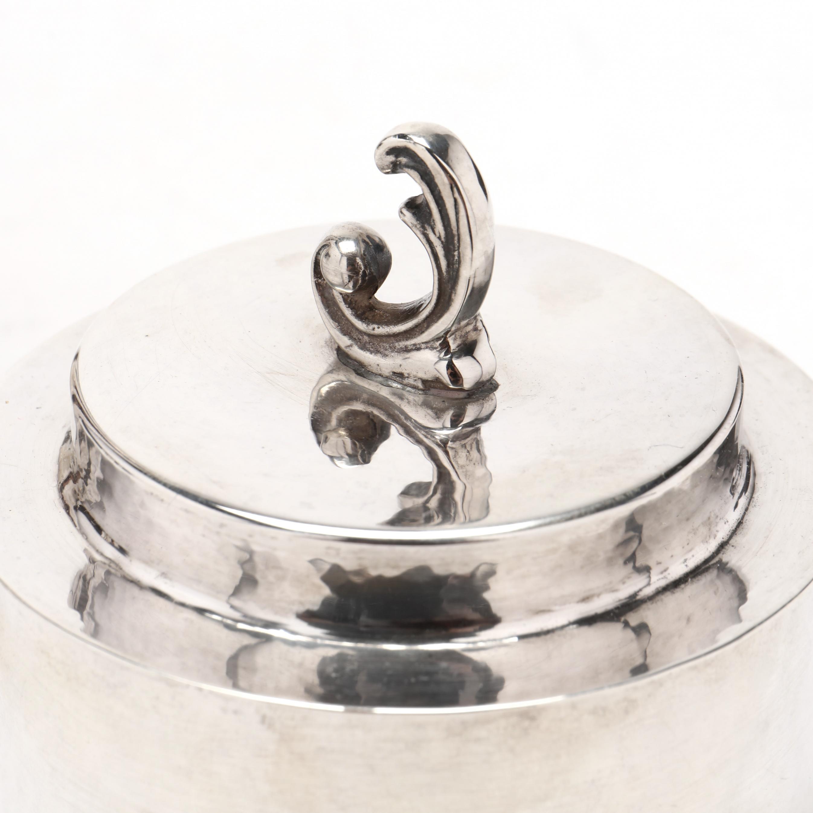 Hand-Wrought Sterling Silver Coffee Set, Mark of Old Newbury