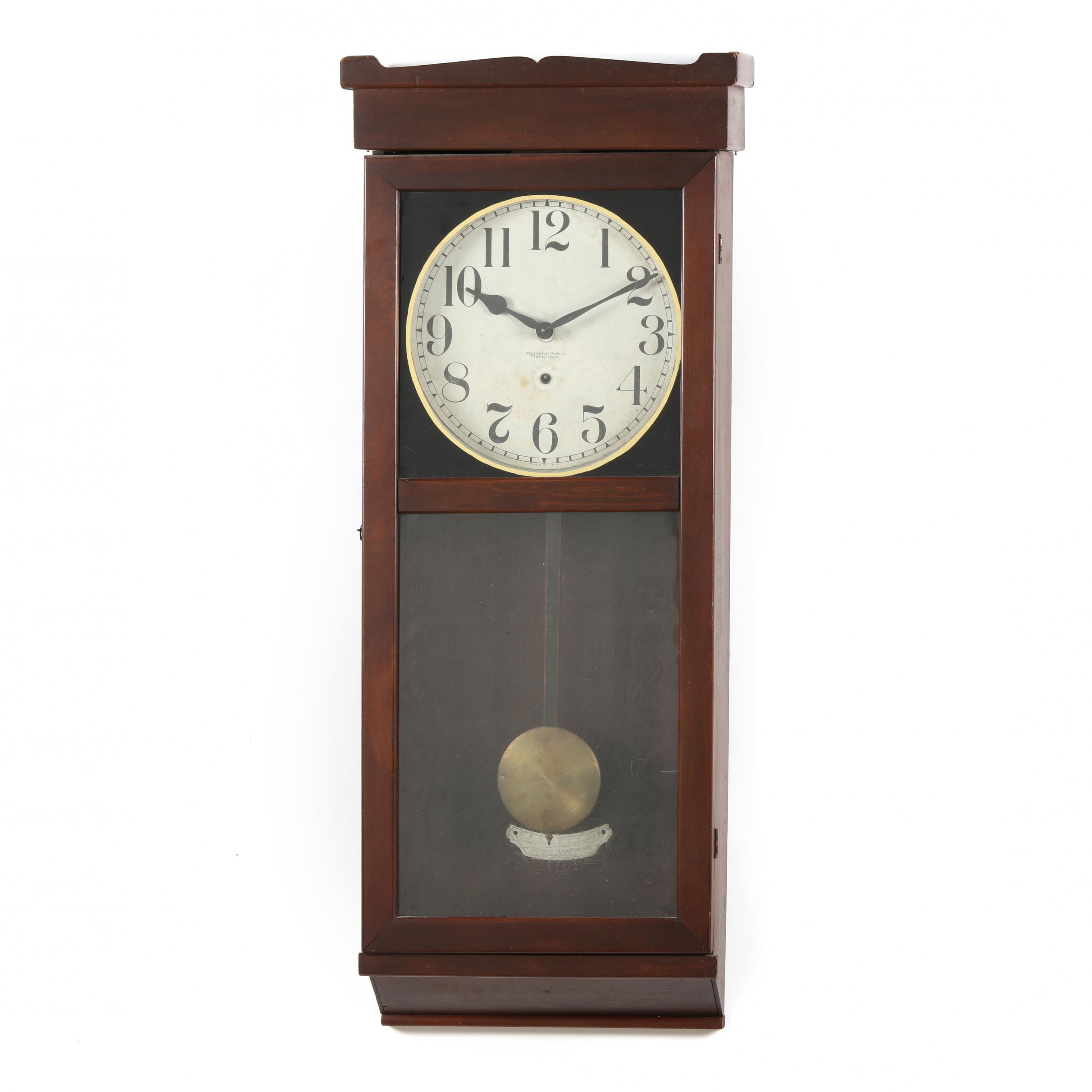 New Haven Clock Co. Sauer's Extract Advertising Wall Clock (Lot