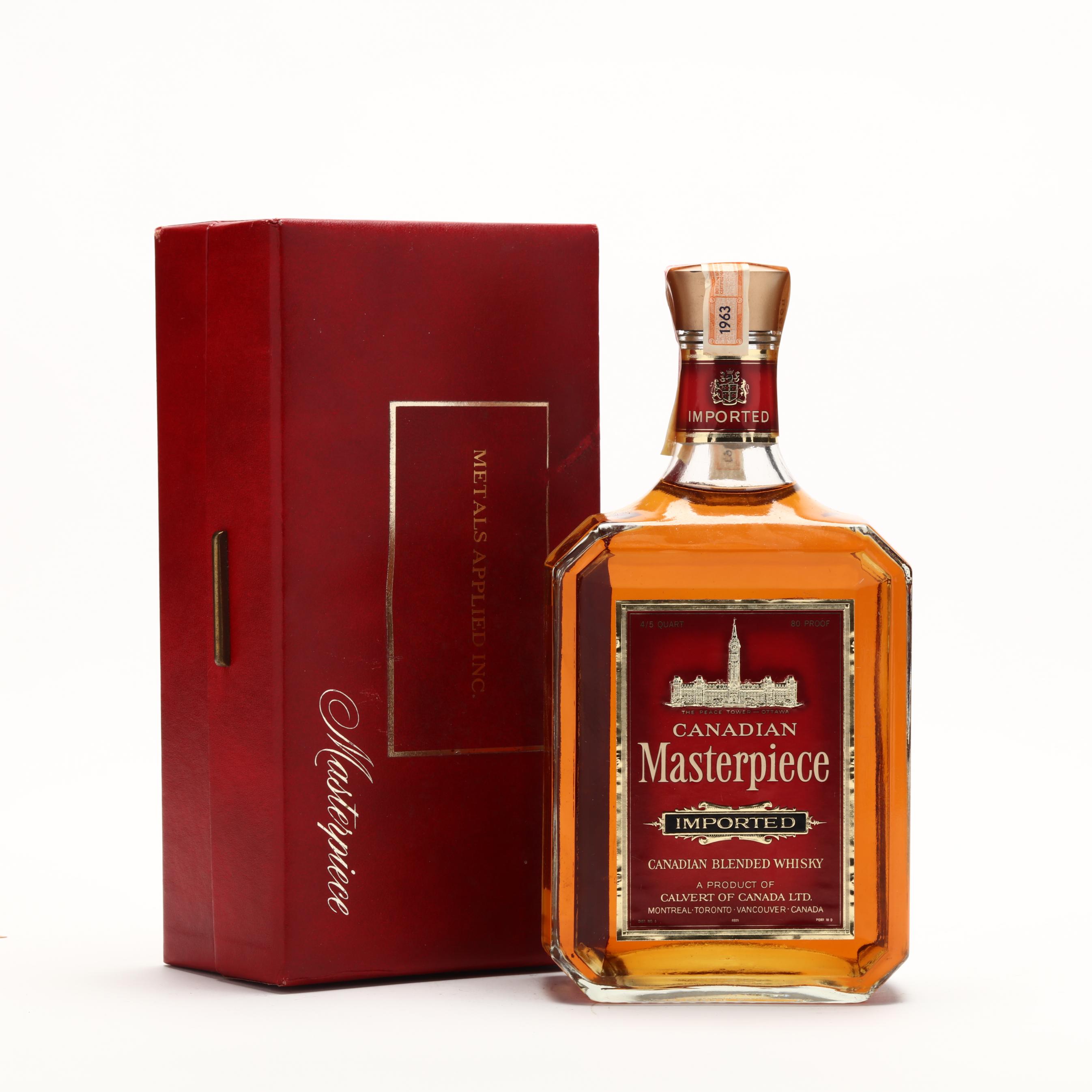 Canadian Masterpiece Whisky (Lot 7183 - Rare SpiritsSep 8, 2023