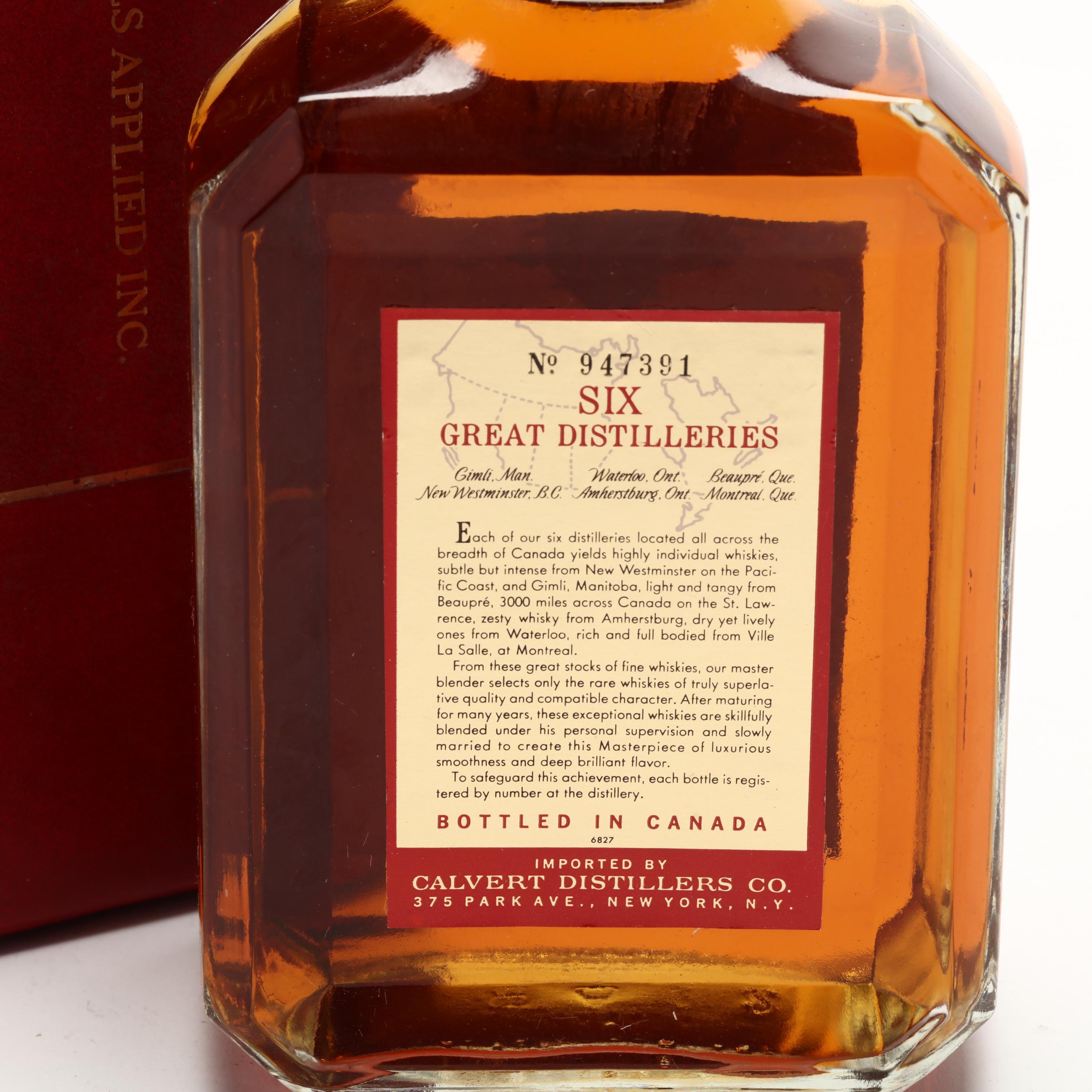 Canadian Masterpiece Whisky (Lot 7183 - Rare SpiritsSep 8, 2023