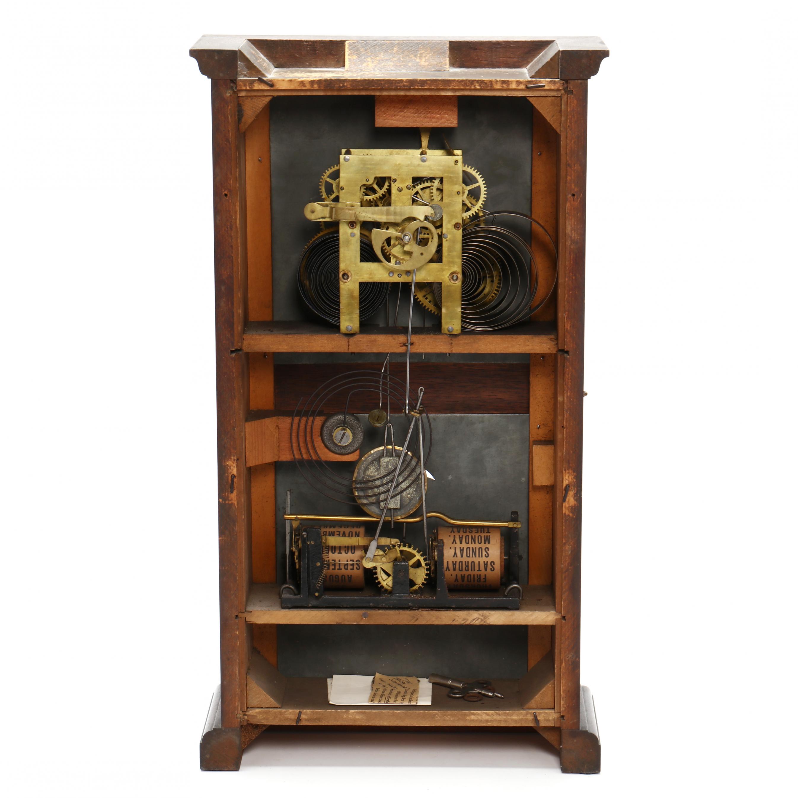 Ithaca Farmers No. 10 Double Dial Calendar Clock (Lot 276 - July